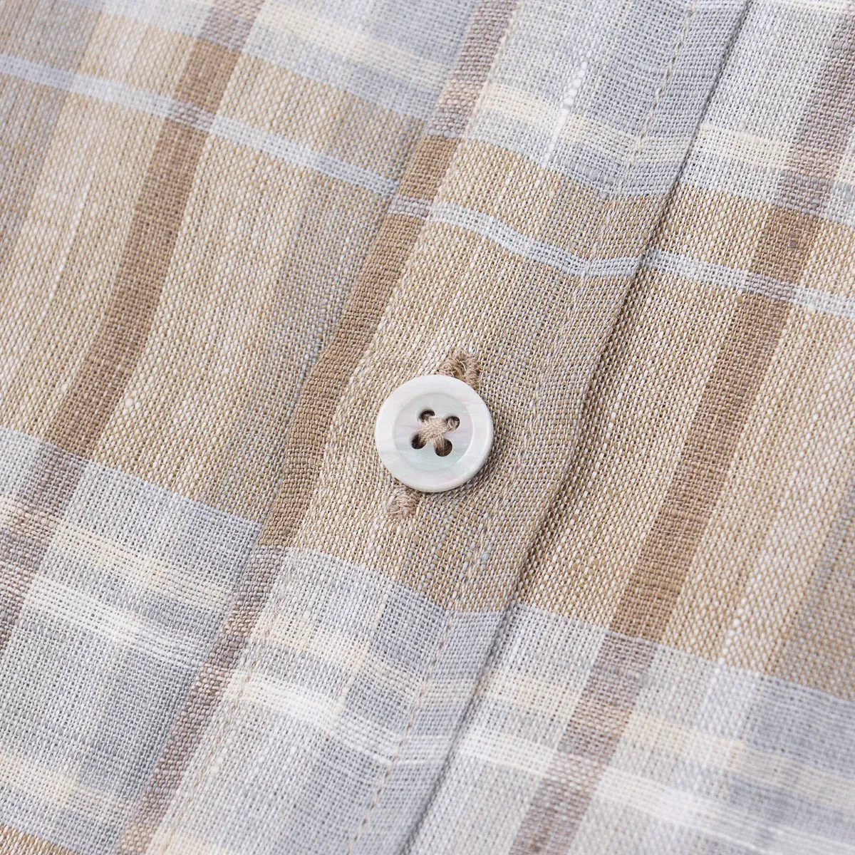 Maurizio Baldassari Woven Linen Shirt