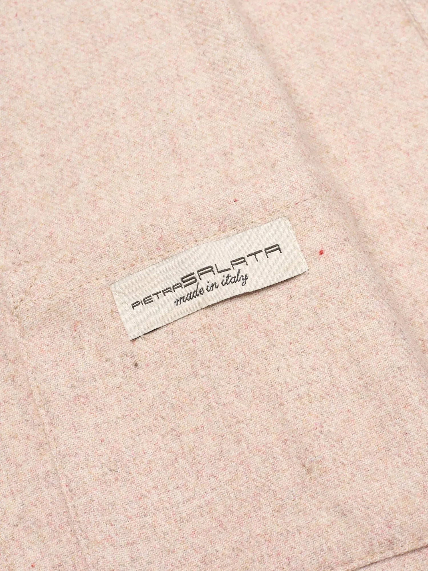 PIETRA SALATA Napoli Chester Beige Wool Utility Jacket NEW Slim