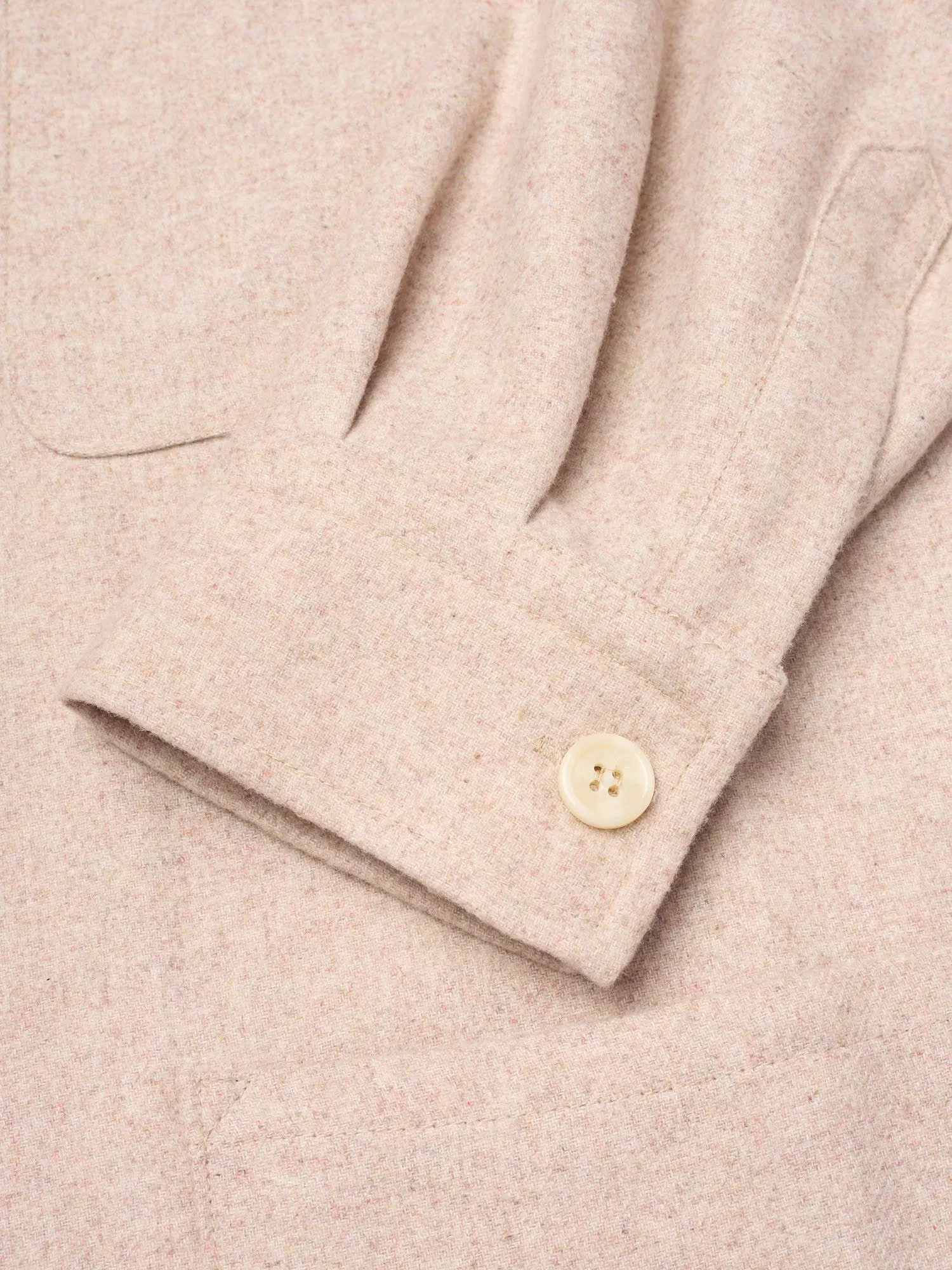PIETRA SALATA Napoli Chester Beige Wool Utility Jacket NEW Slim