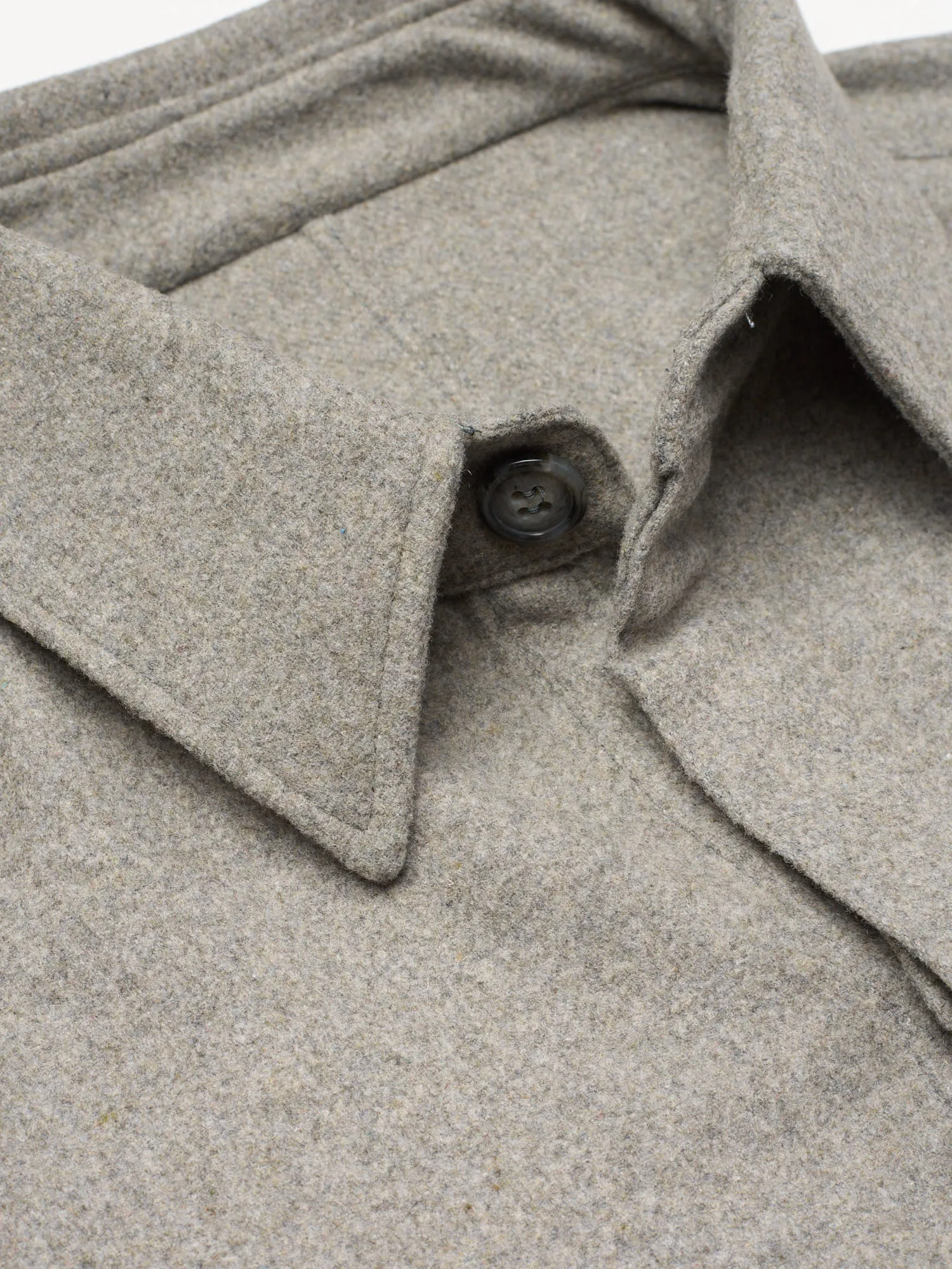 PIETRA SALATA Napoli Chester Gray Wool Utility Jacket NEW Slim