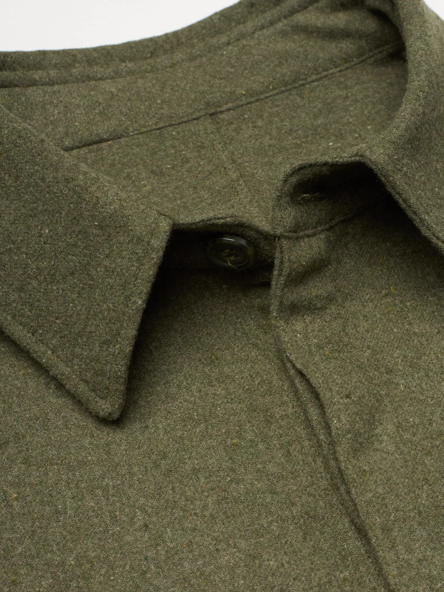 PIETRA SALATA Napoli Chester Green Wool Cashmere Utility Jacket NEW