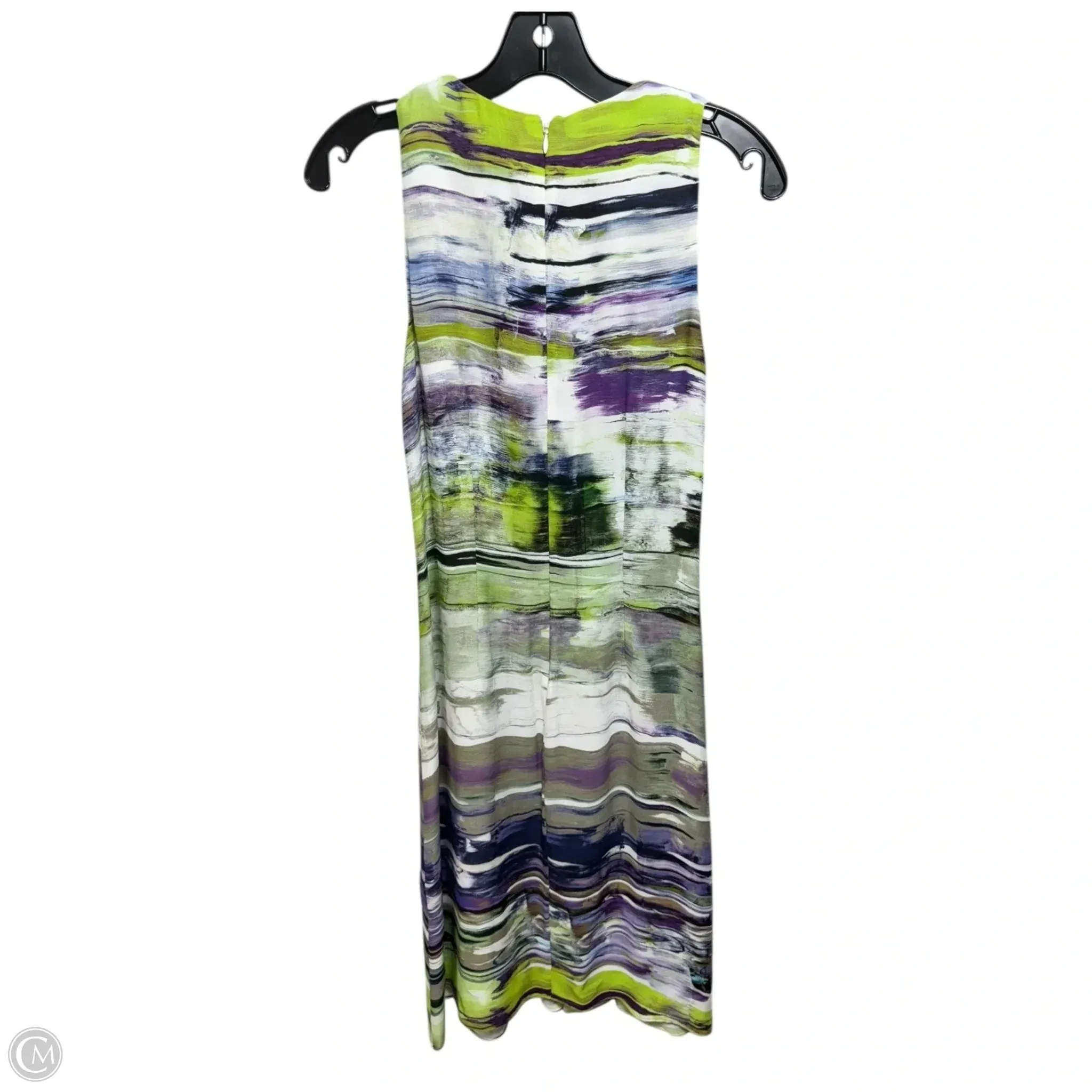 Pleated Tank Dress Casual Midi By Worth Ny In Multi-colored. Size: 4