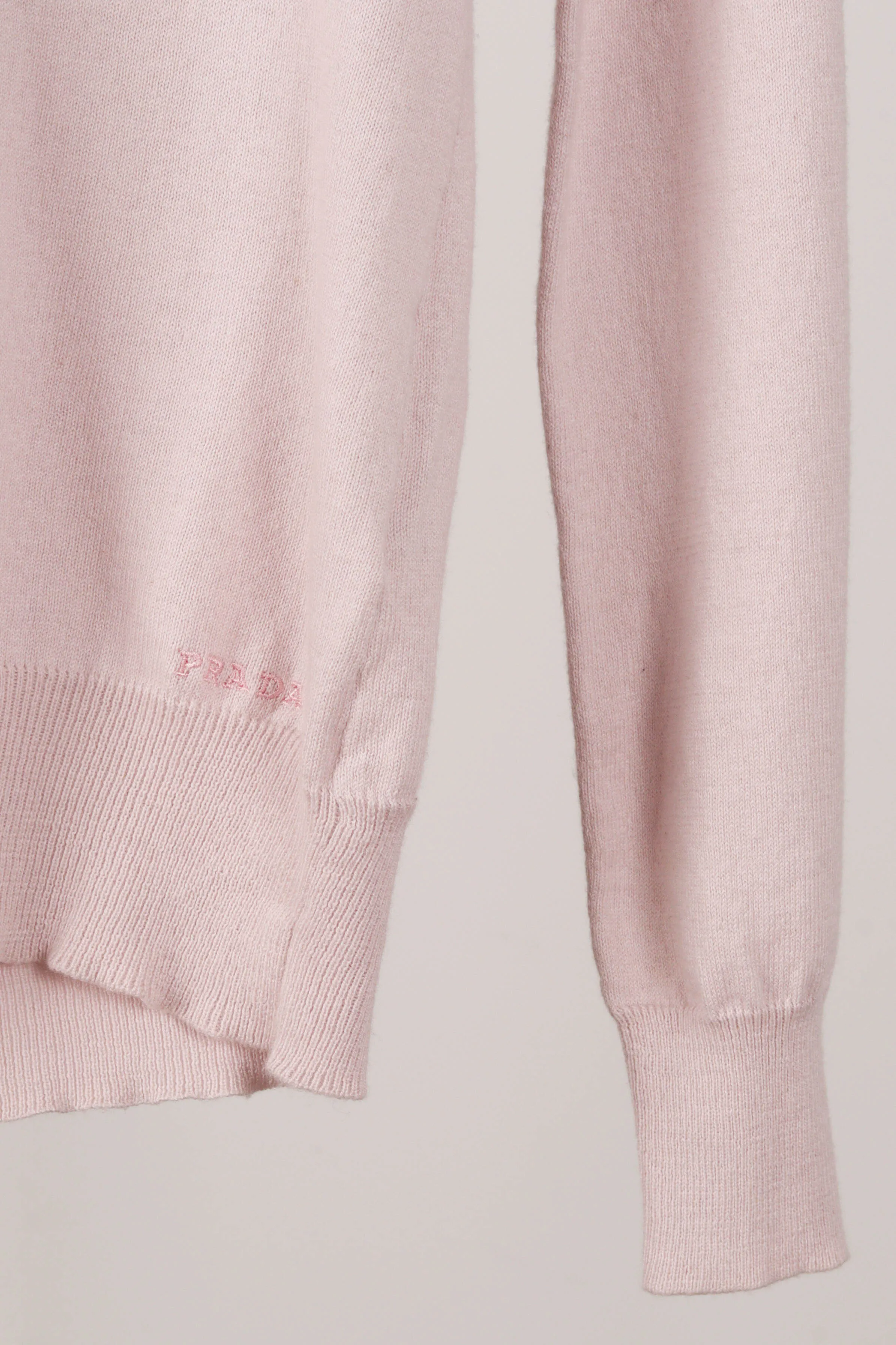 Prada Sport FW06 'Cashmere V-Neck' Sweater Pink (2006)