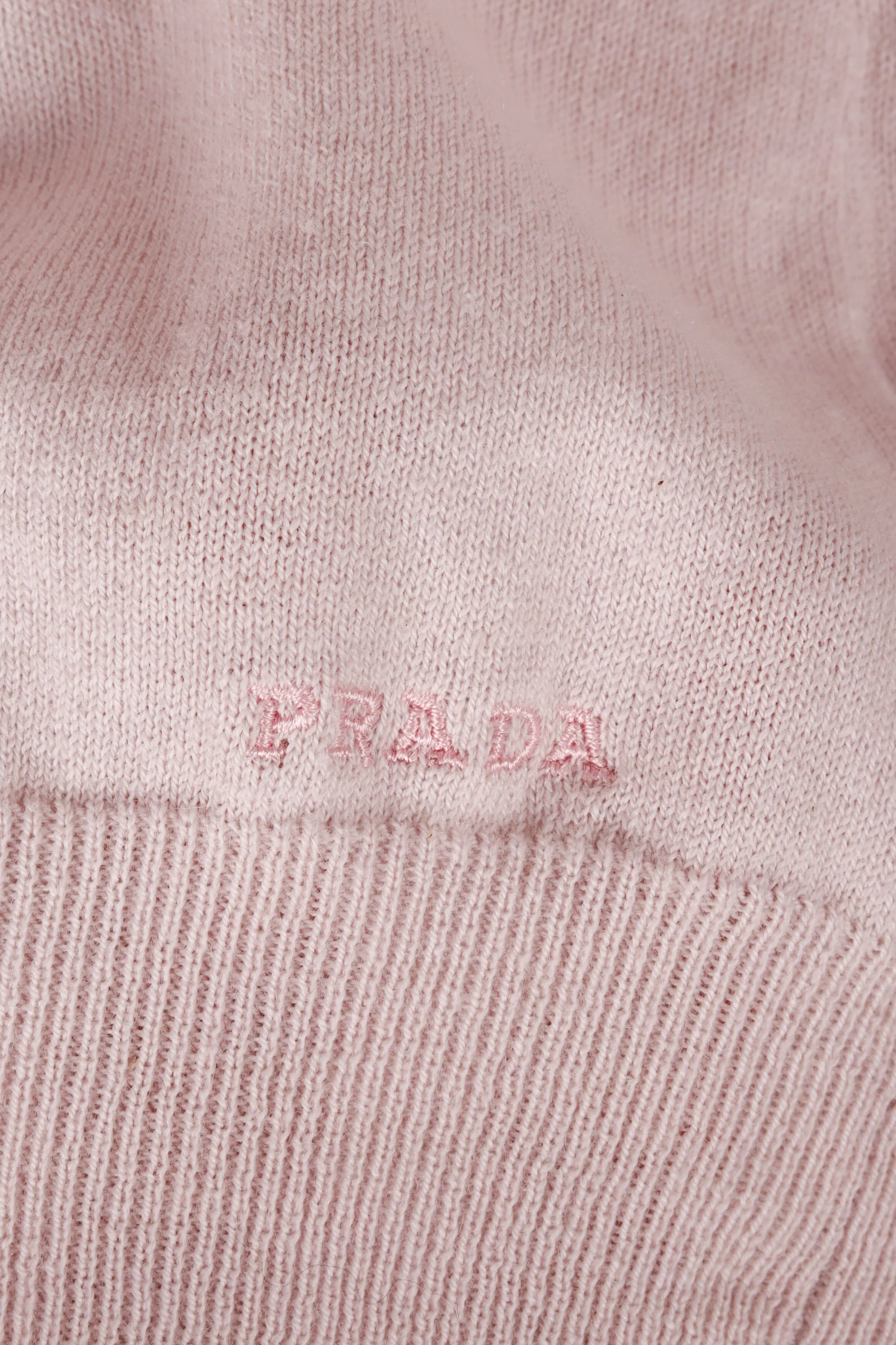 Prada Sport FW06 'Cashmere V-Neck' Sweater Pink (2006)