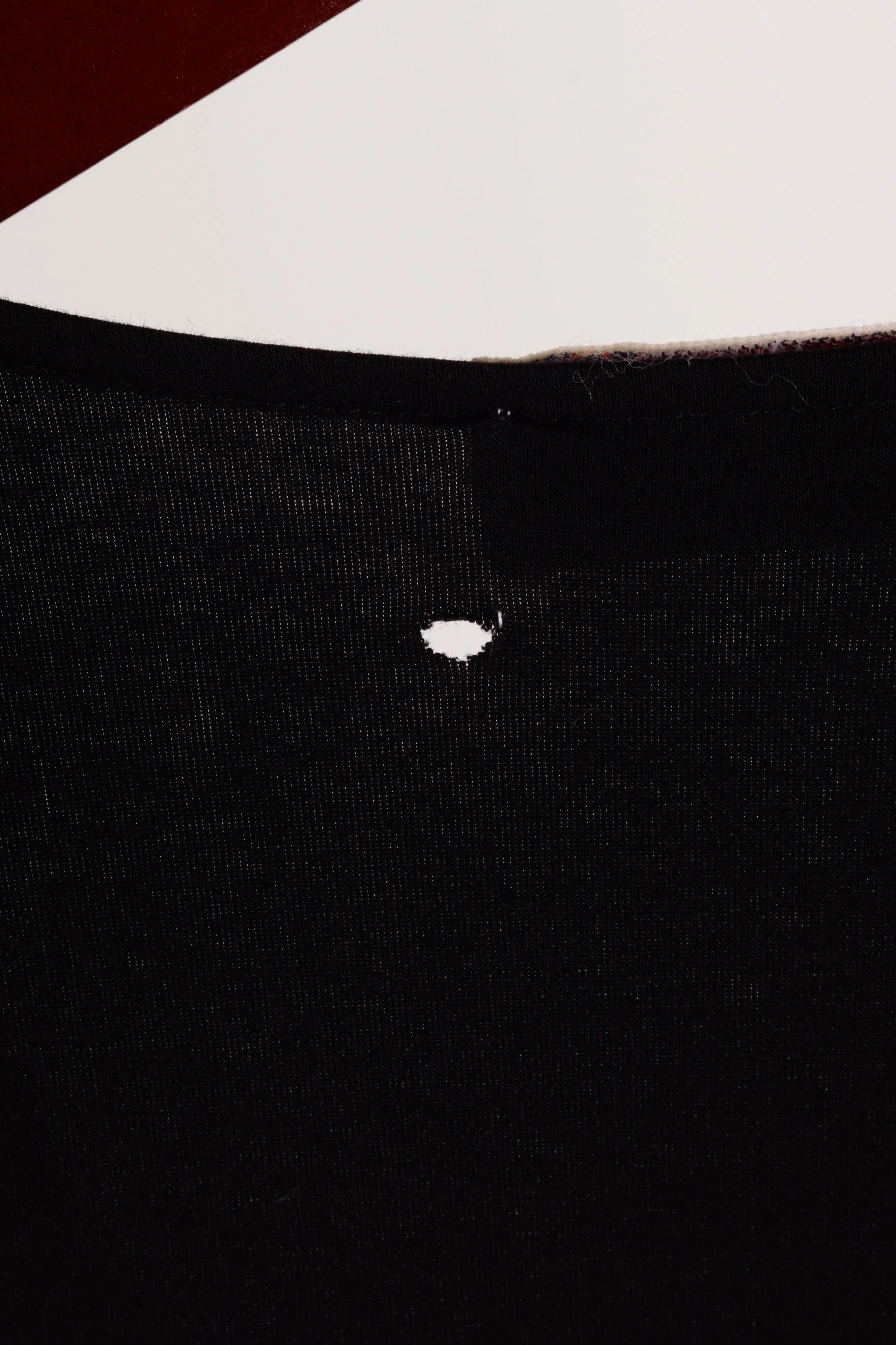 Prada SS12 'Studded V-Neck' Silk Shirt Black (2012)