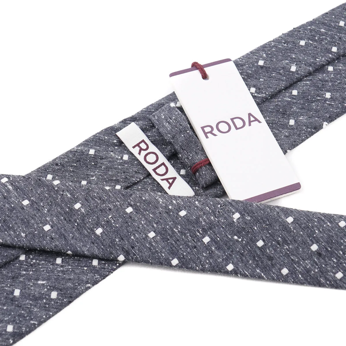 Roda Mlange Silk and Wool Tie