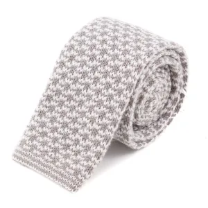 Roda Patterned Knit Cashmere Tie