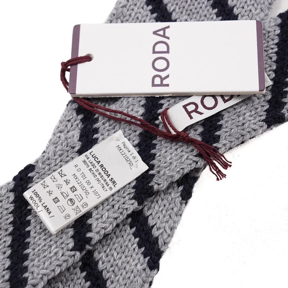 Roda Reversible Knit Wool Tie