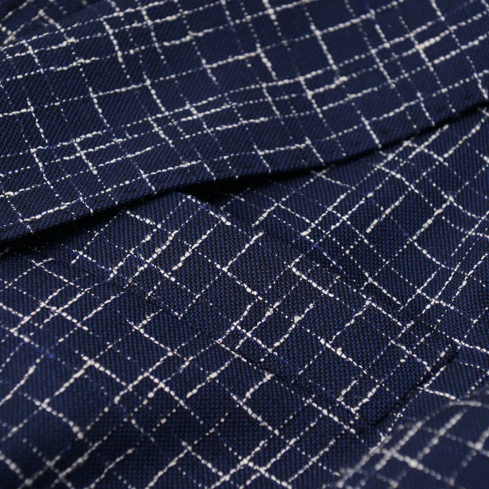 Roda Woven Check Wool and Silk Suit