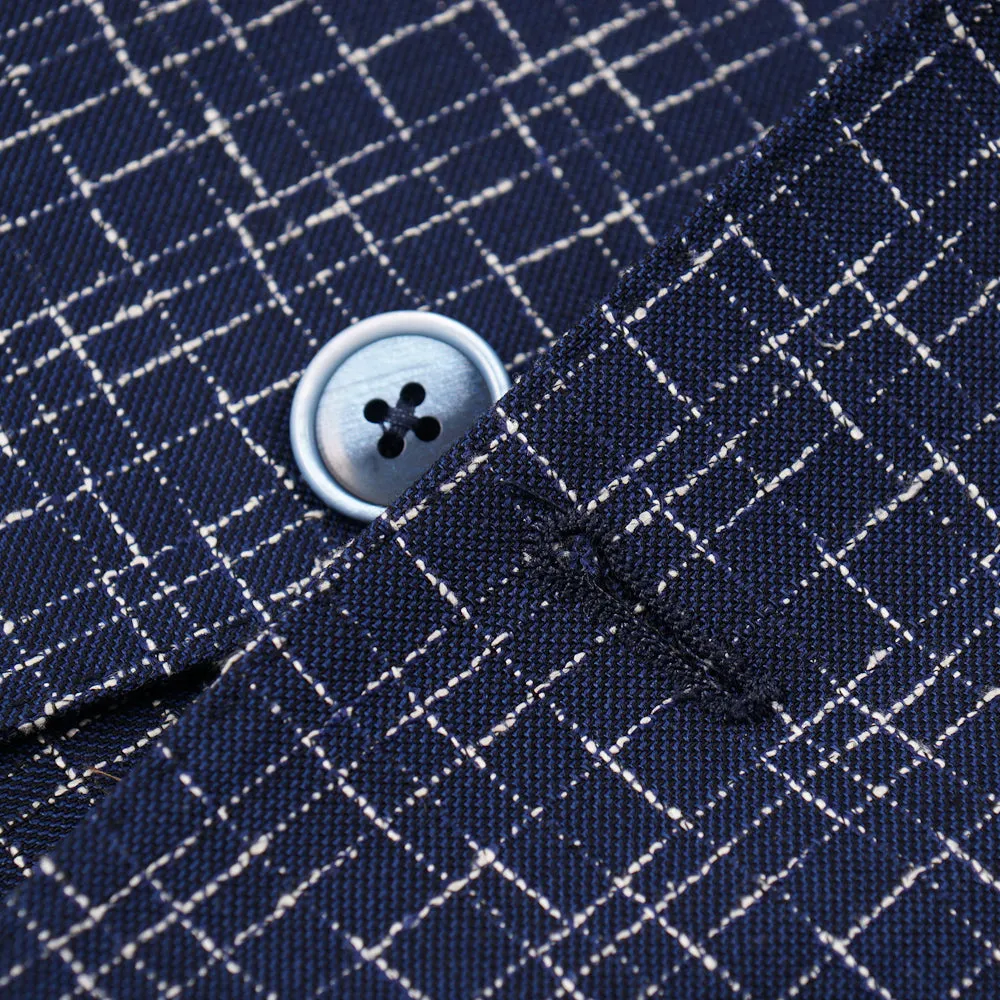 Roda Woven Check Wool and Silk Suit
