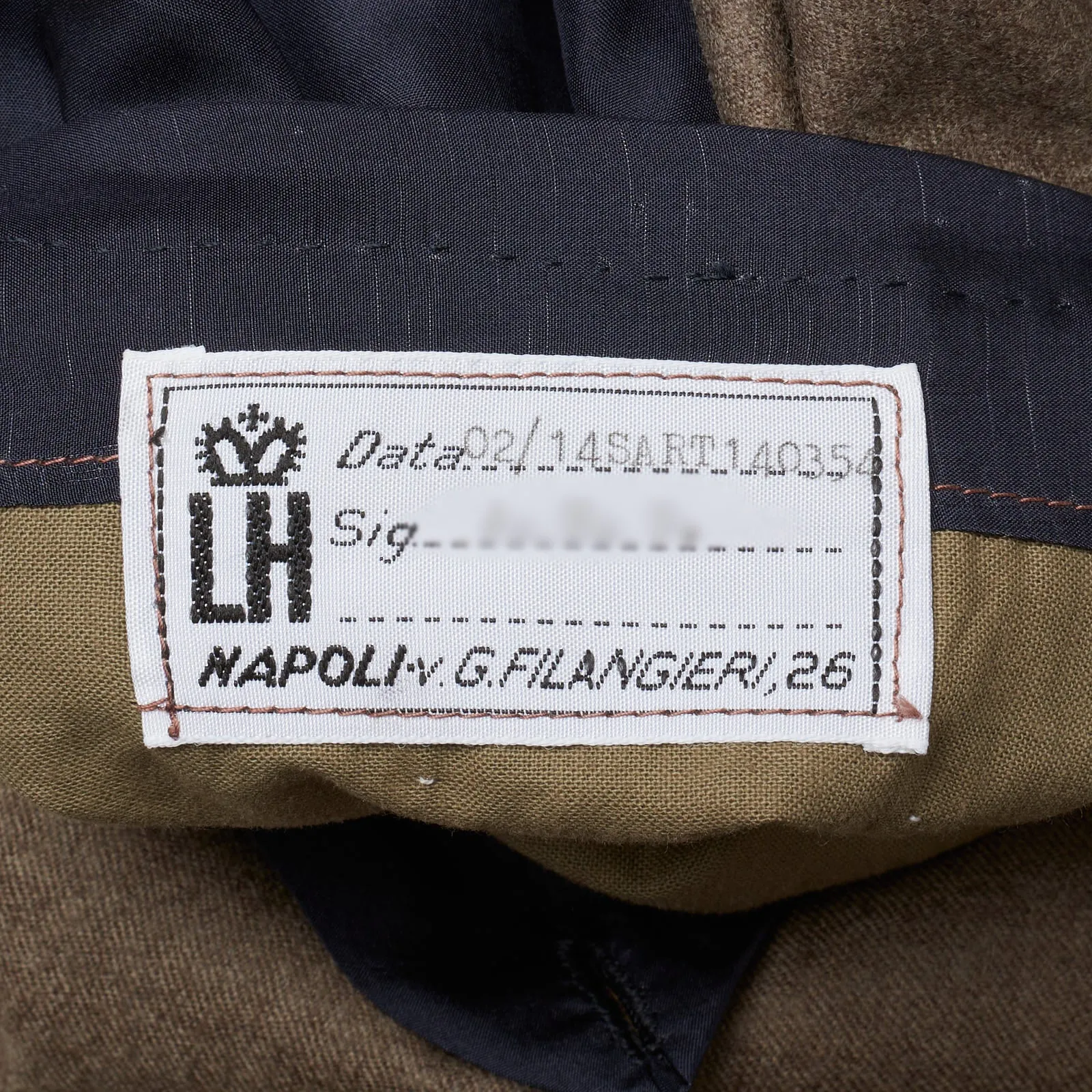 RUBINACCI LH Handmade Bespoke Taupe Gray Wool-Cashmere DB Jacket EU 50 NEW US 40