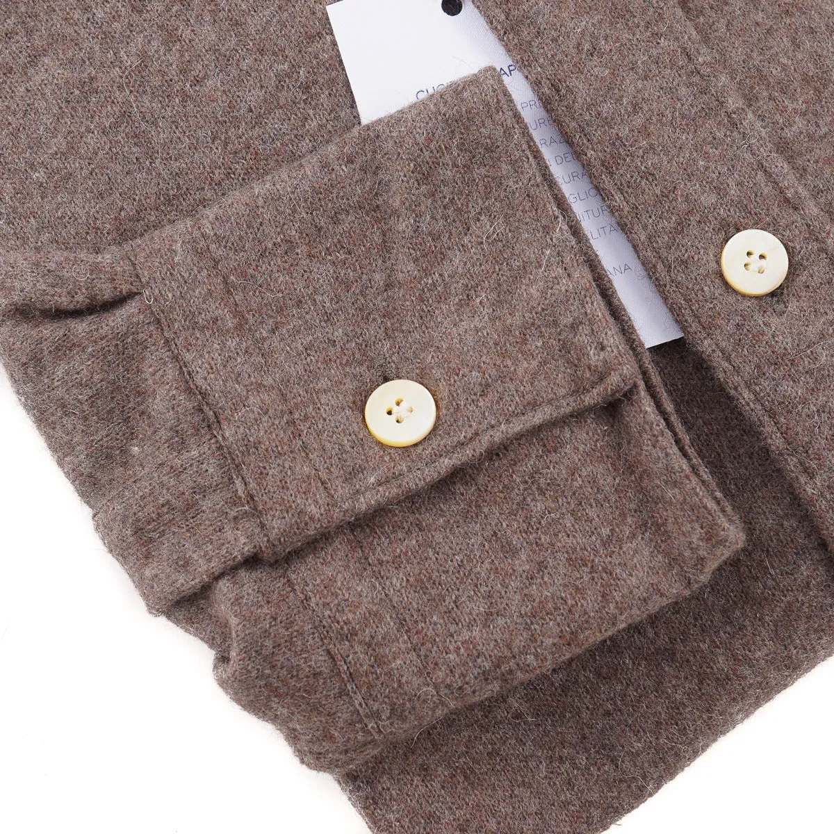 Sannino Brushed Flannel Wool Shirt