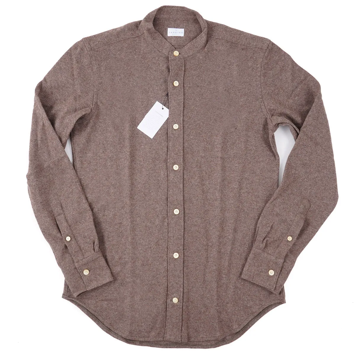 Sannino Brushed Flannel Wool Shirt
