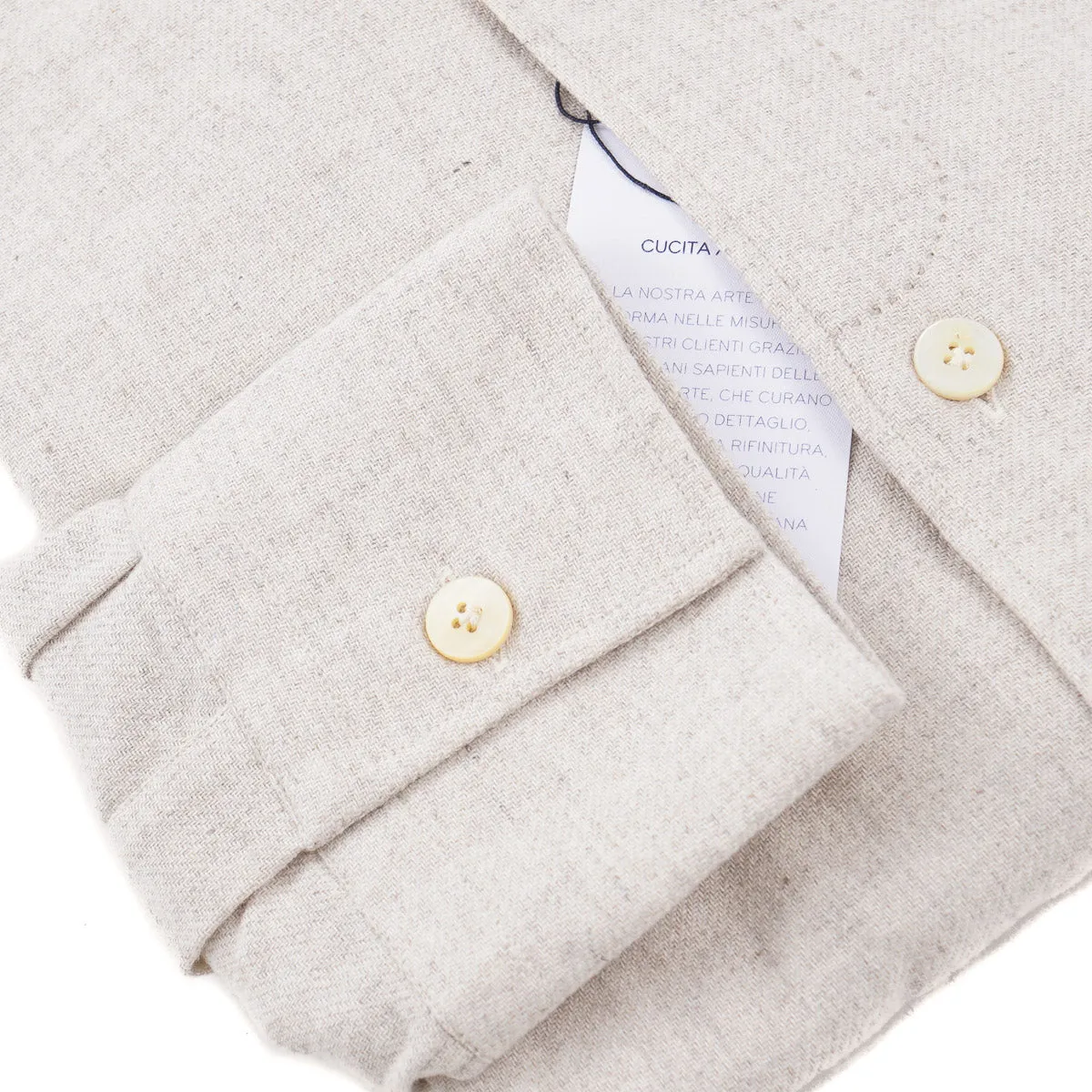 Sannino Cotton-Cashmere-Wool Shirt