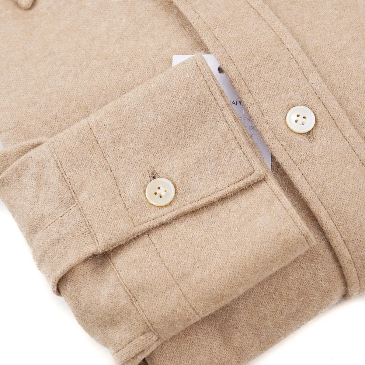 Sannino Soft Jersey Flannel Wool Shirt