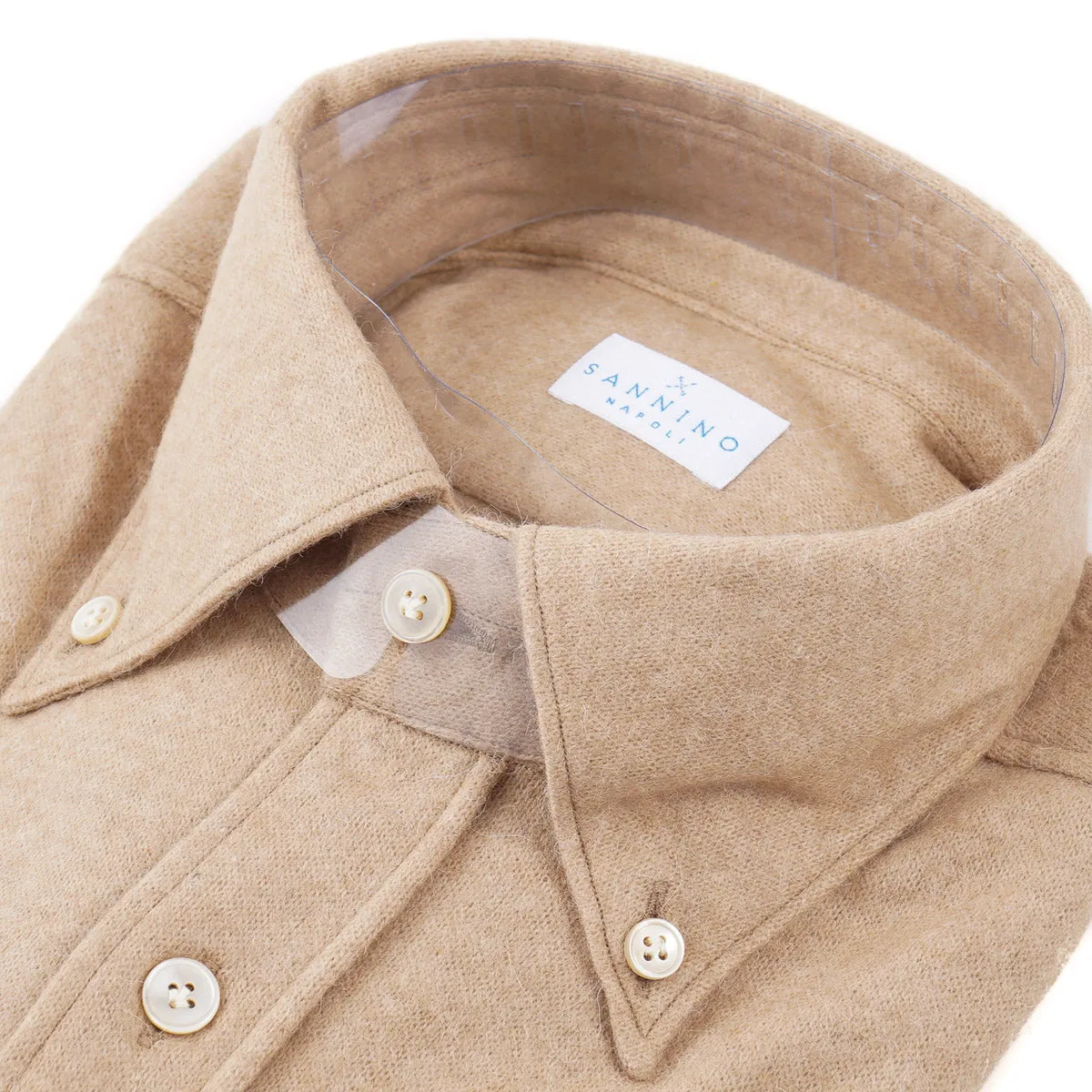 Sannino Soft Jersey Flannel Wool Shirt