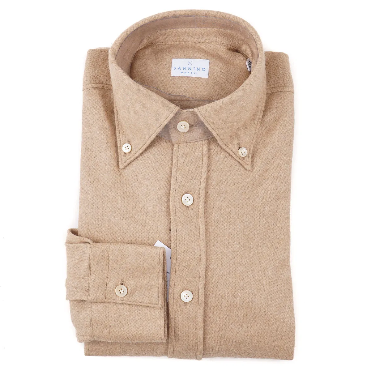 Sannino Soft Jersey Flannel Wool Shirt