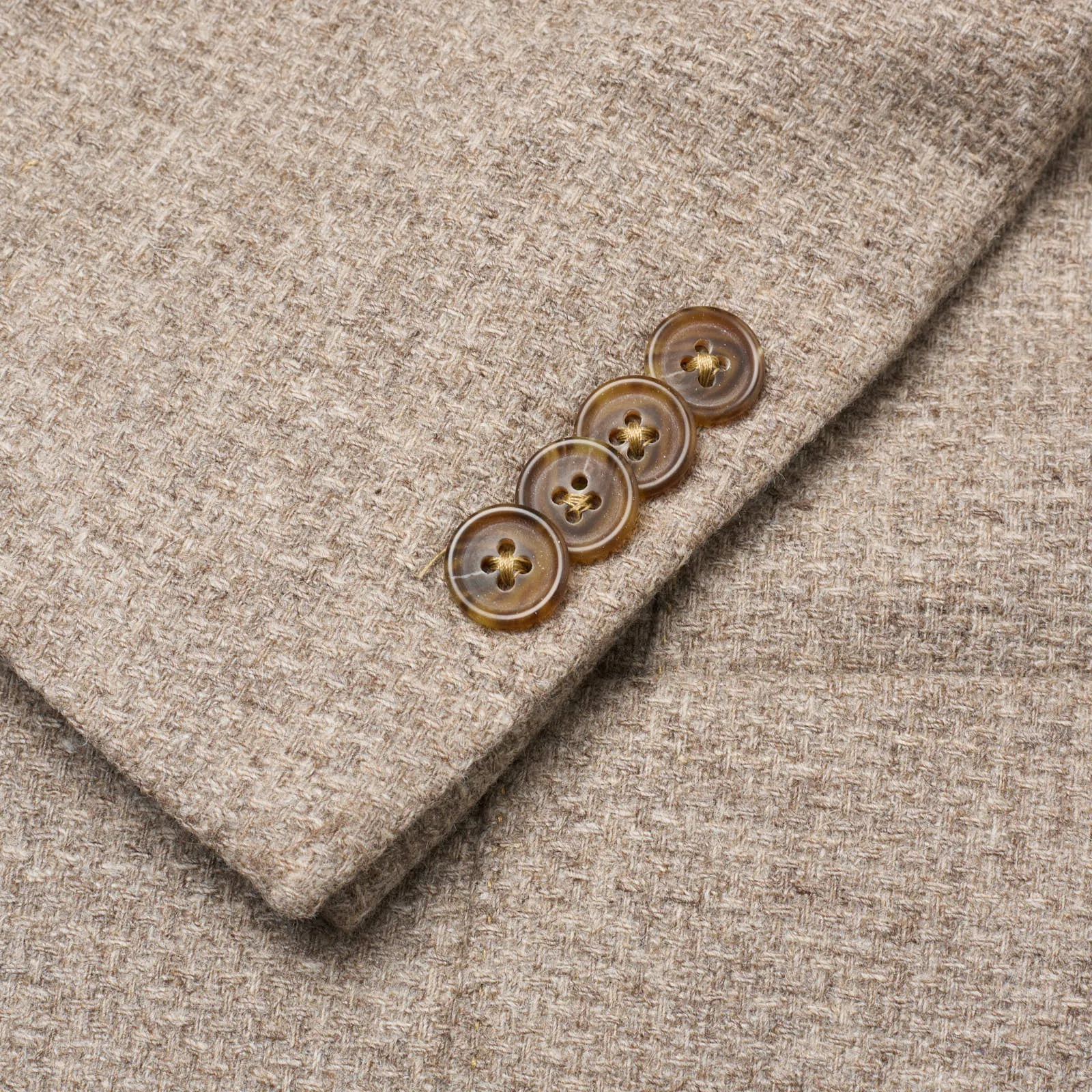 SARTORIA PARTENOPEA Beige Wool-Cashmere Jacket EU 50 NEW US 40 Current Model