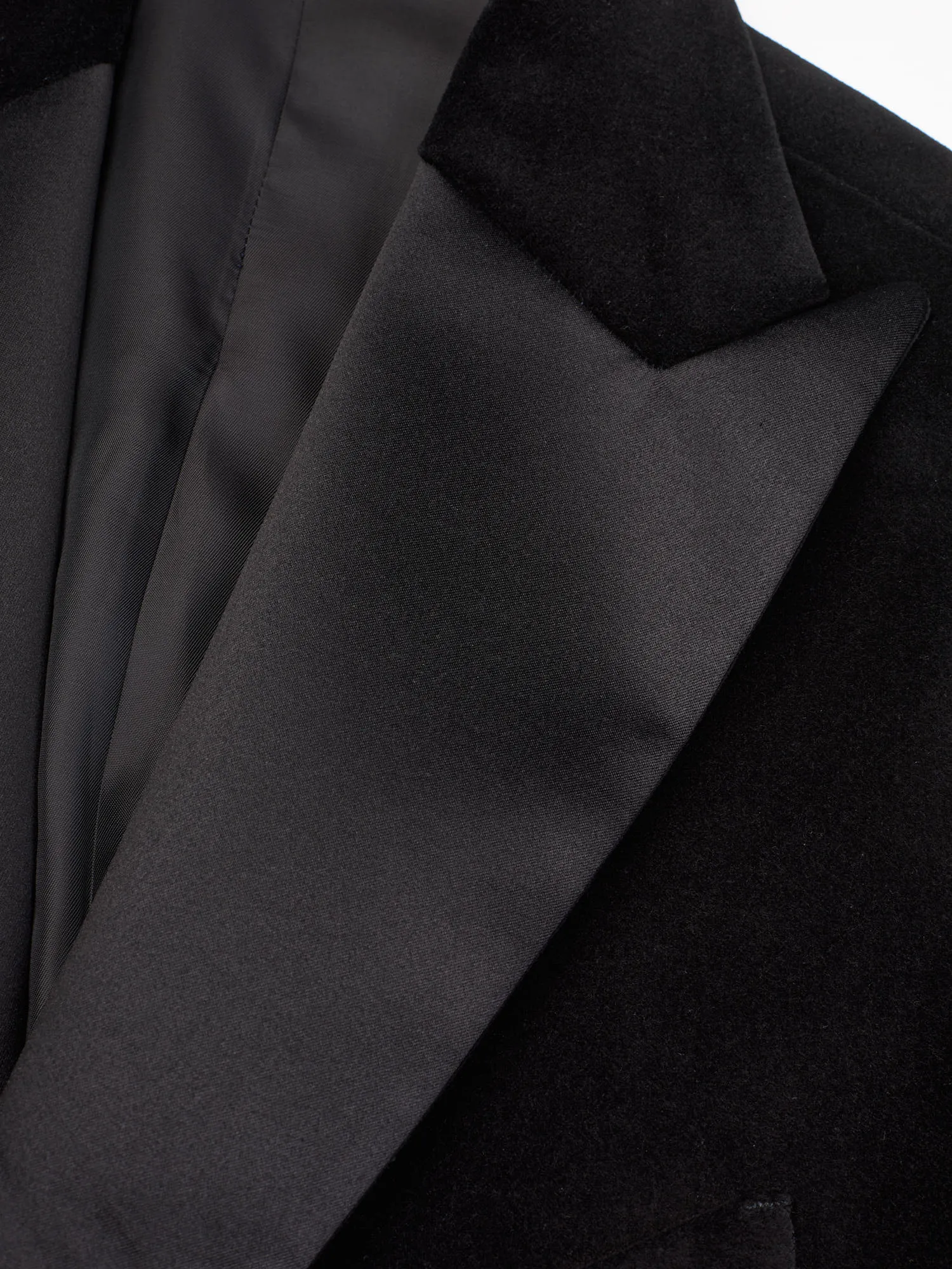 SARTORIA PARTENOPEA Black Velvet Dinner Jacket EU 50 NEW US 40 Current Model