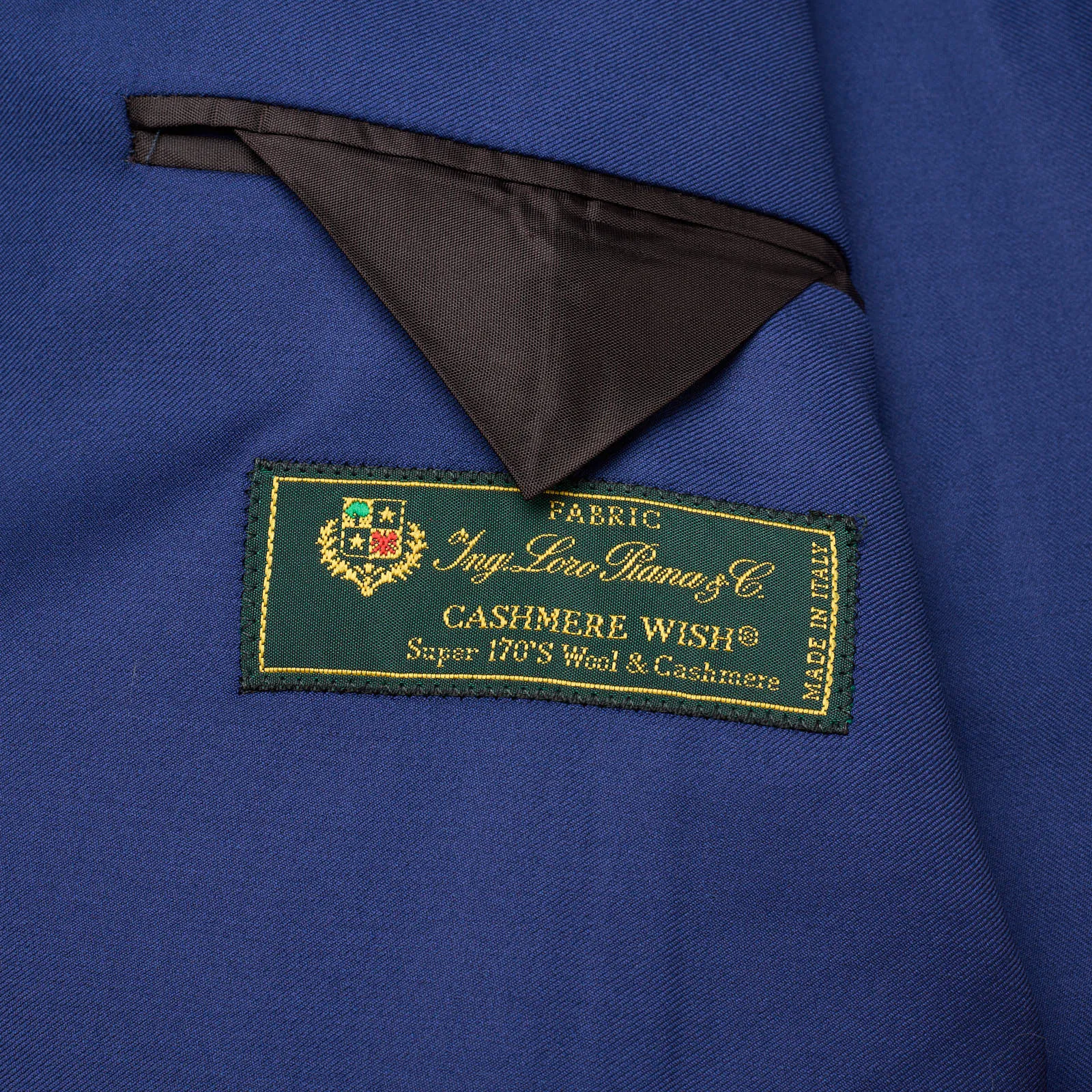 SARTORIA PARTENOPEA Blue 170's Loro Piana Wool-Cashmere Wish DB Suit Current