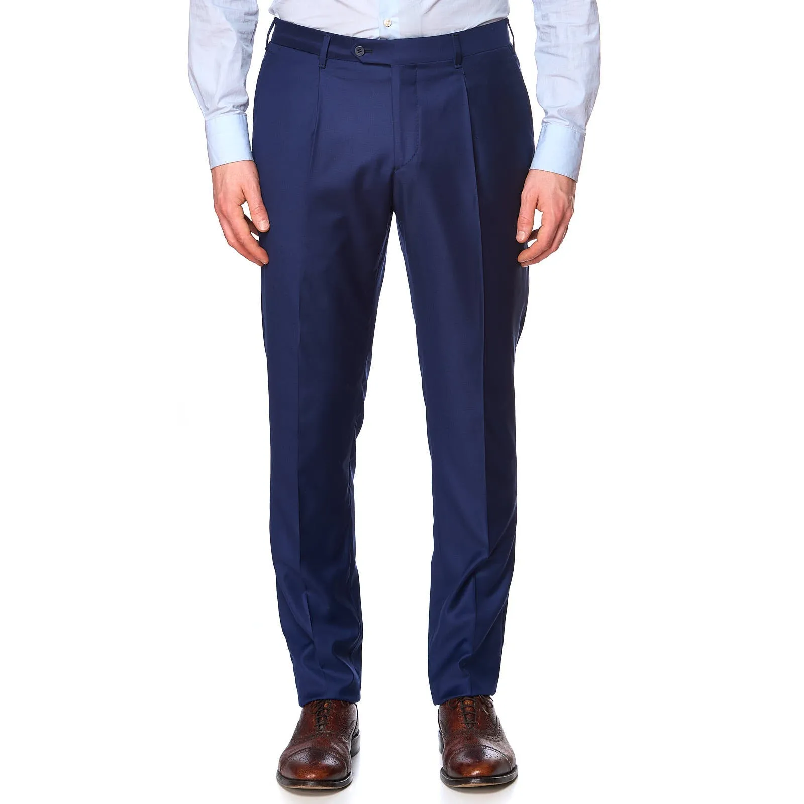 SARTORIA PARTENOPEA Blue 170's Loro Piana Wool-Cashmere Wish DB Suit Current