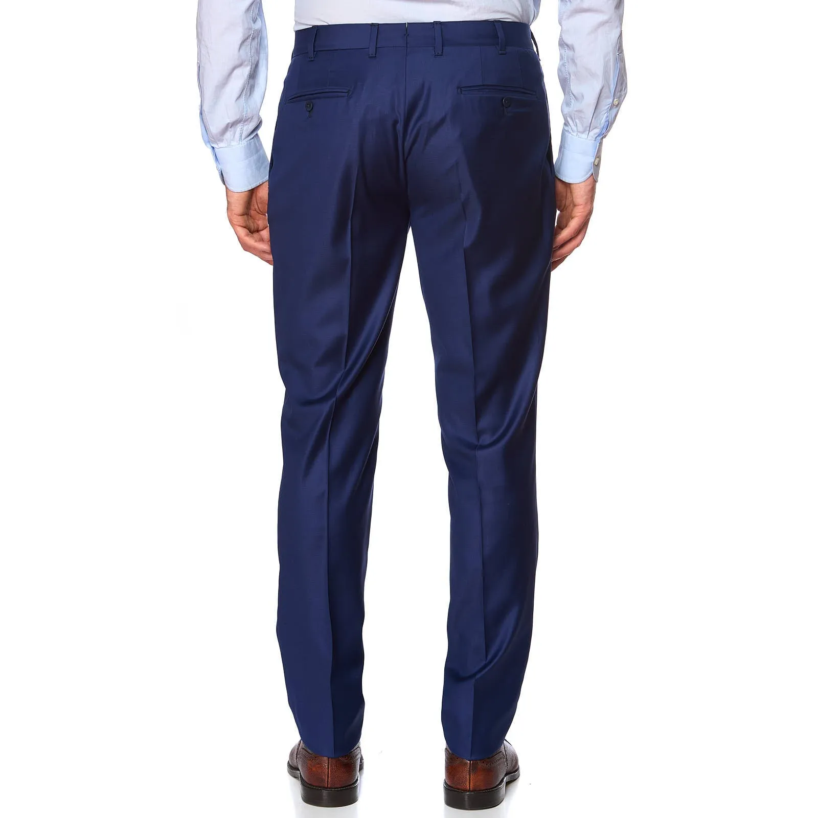 SARTORIA PARTENOPEA Blue 170's Loro Piana Wool-Cashmere Wish DB Suit Current