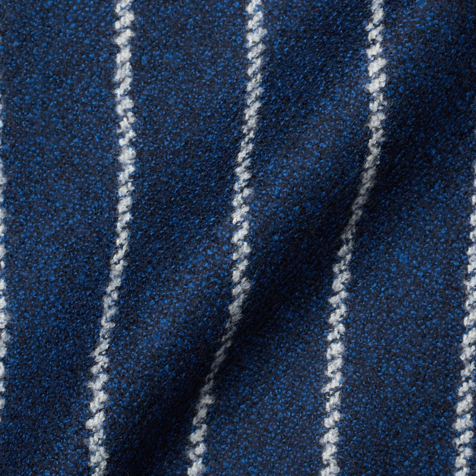 SARTORIA PARTENOPEA Blue Chalk Striped Wool Jacket NEW Current Model