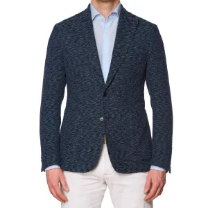 SARTORIA PARTENOPEA Blue Cotton Jacket Blazer EU 48 NEW US 38 Current Model
