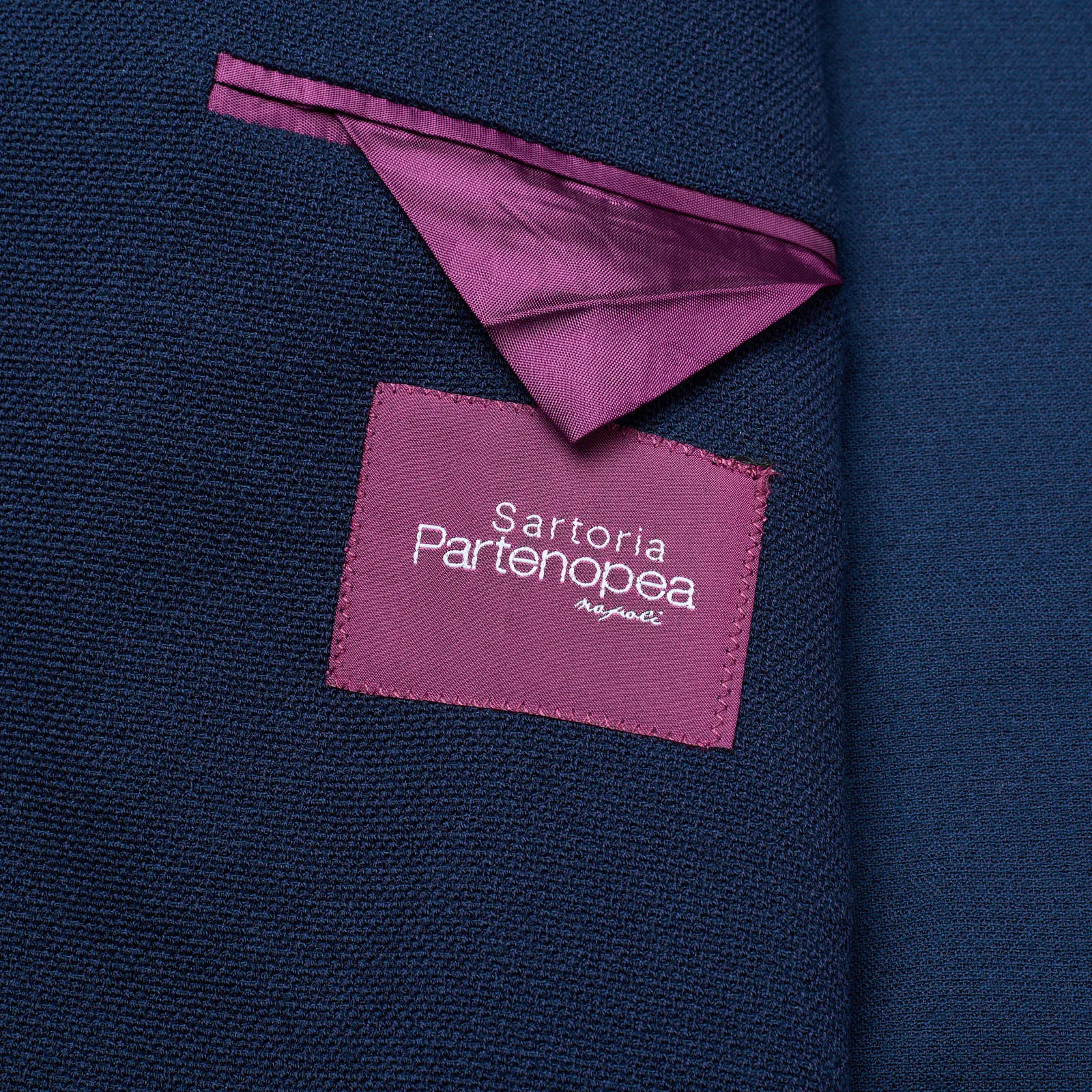 SARTORIA PARTENOPEA Blue Cotton Jacket EU 54 NEW US 44 Current Model