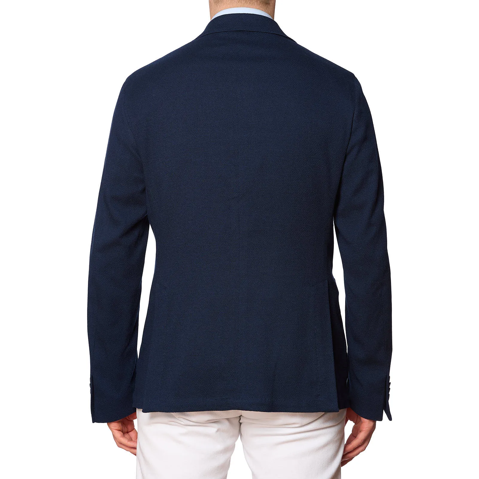 SARTORIA PARTENOPEA Blue Cotton Jacket EU 54 NEW US 44 Current Model