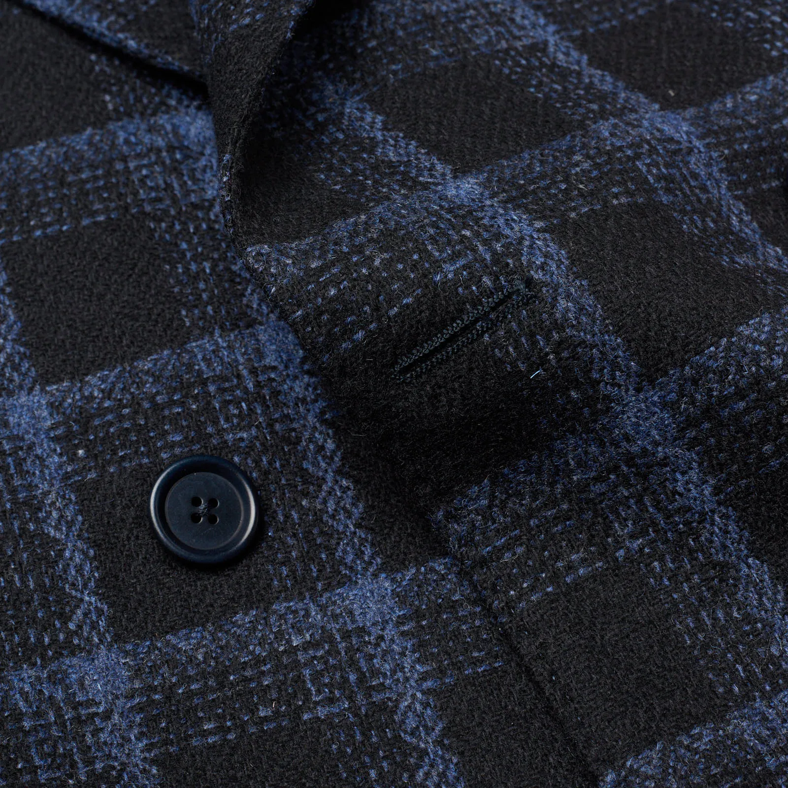 SARTORIA PARTENOPEA Blue Plaid Wool DB Jacket EU 50 NEW US 40 Current Model