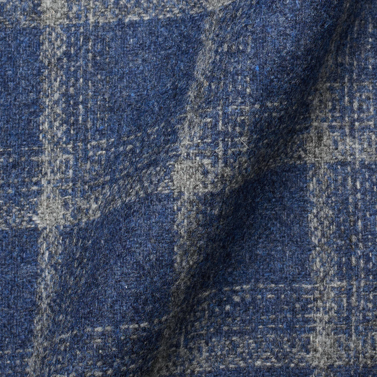 SARTORIA PARTENOPEA Blue Plaid Wool Jacket NEW Current Model