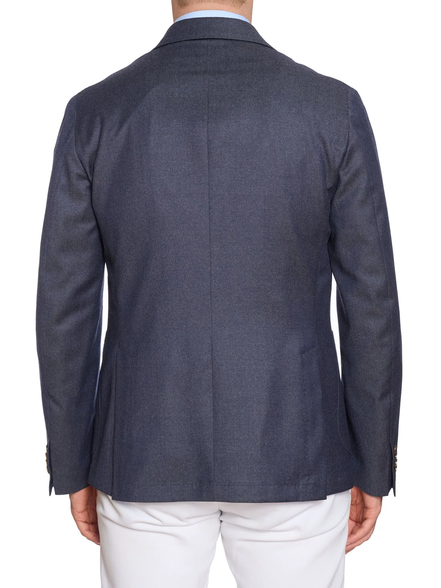 SARTORIA PARTENOPEA Blue Wool Jacket Blazer EU 50 NEW US 40 Current Model