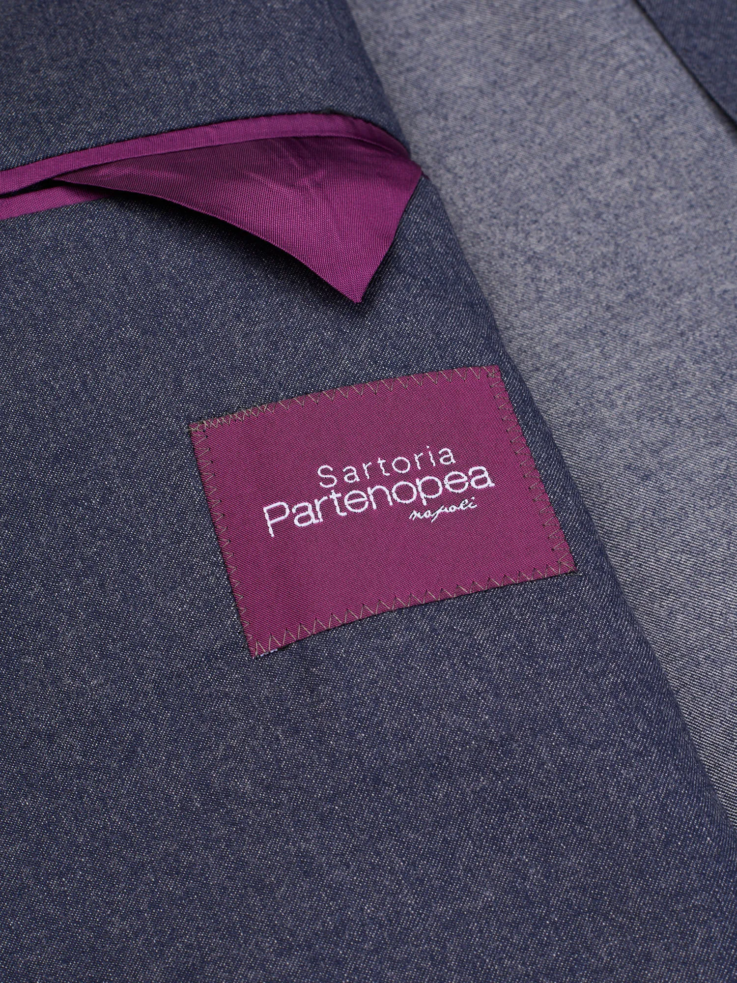 SARTORIA PARTENOPEA Blue Wool Jacket Blazer EU 50 NEW US 40 Current Model