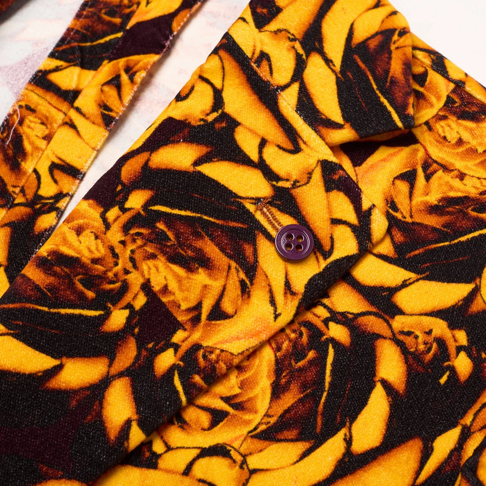 SARTORIA PARTENOPEA Gold Floral Design Jacket EU 50 NEW US 40 Current Model