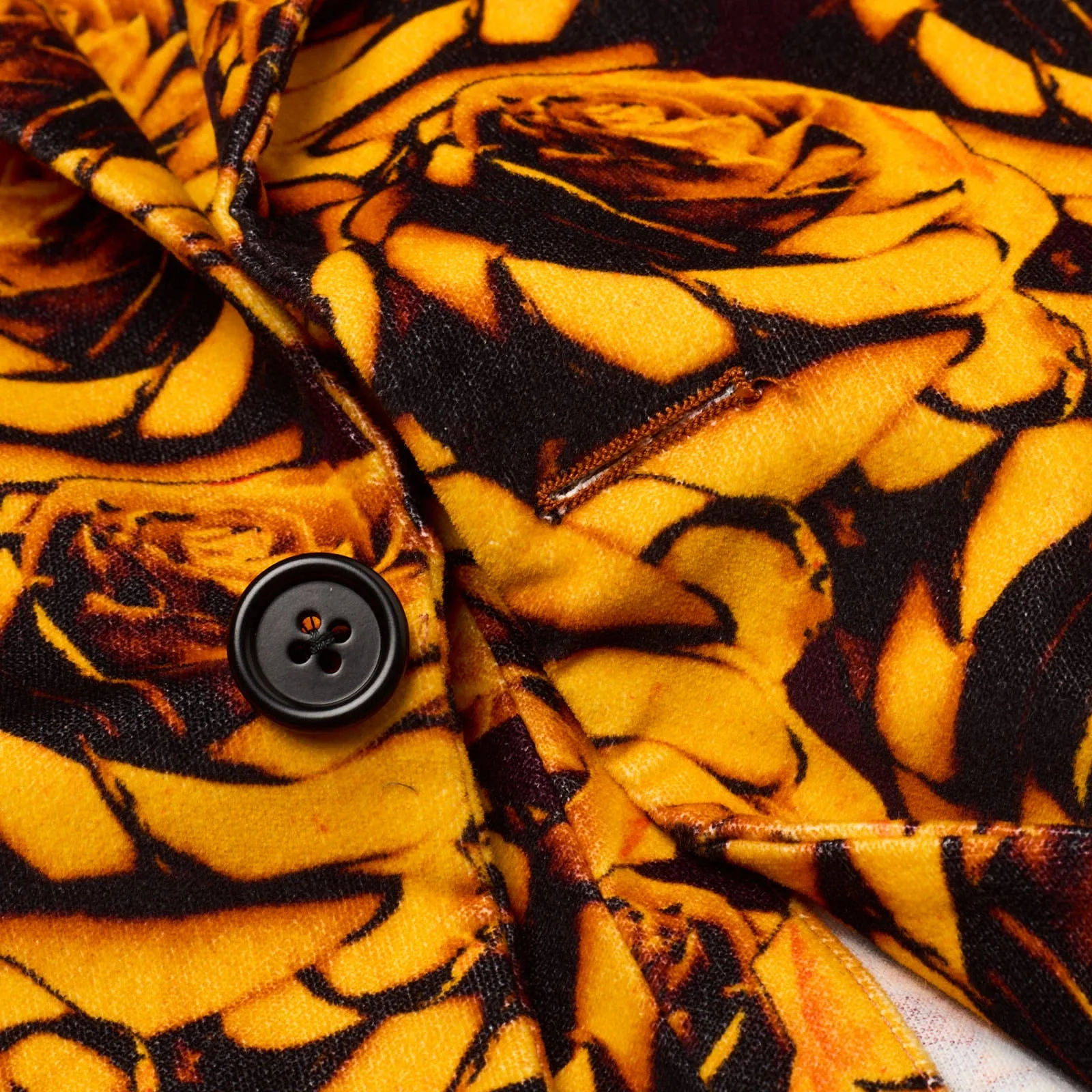 SARTORIA PARTENOPEA Gold Floral Design Jacket EU 50 NEW US 40 Current Model