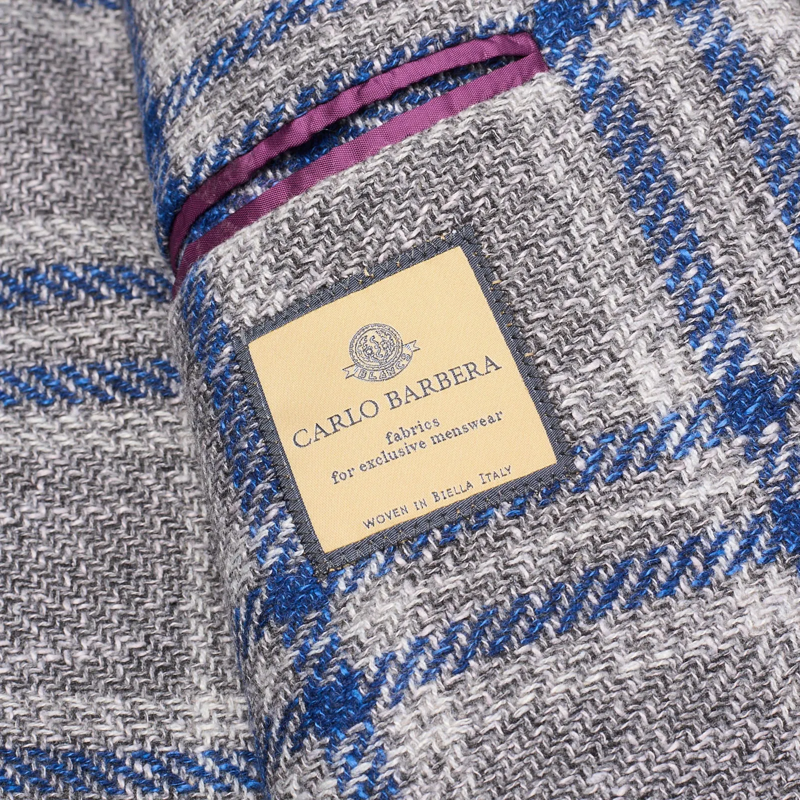 SARTORIA PARTENOPEA Gray Carlo Barbera Wool-Silk Jacket EU 50 NEW US 40 Current Model