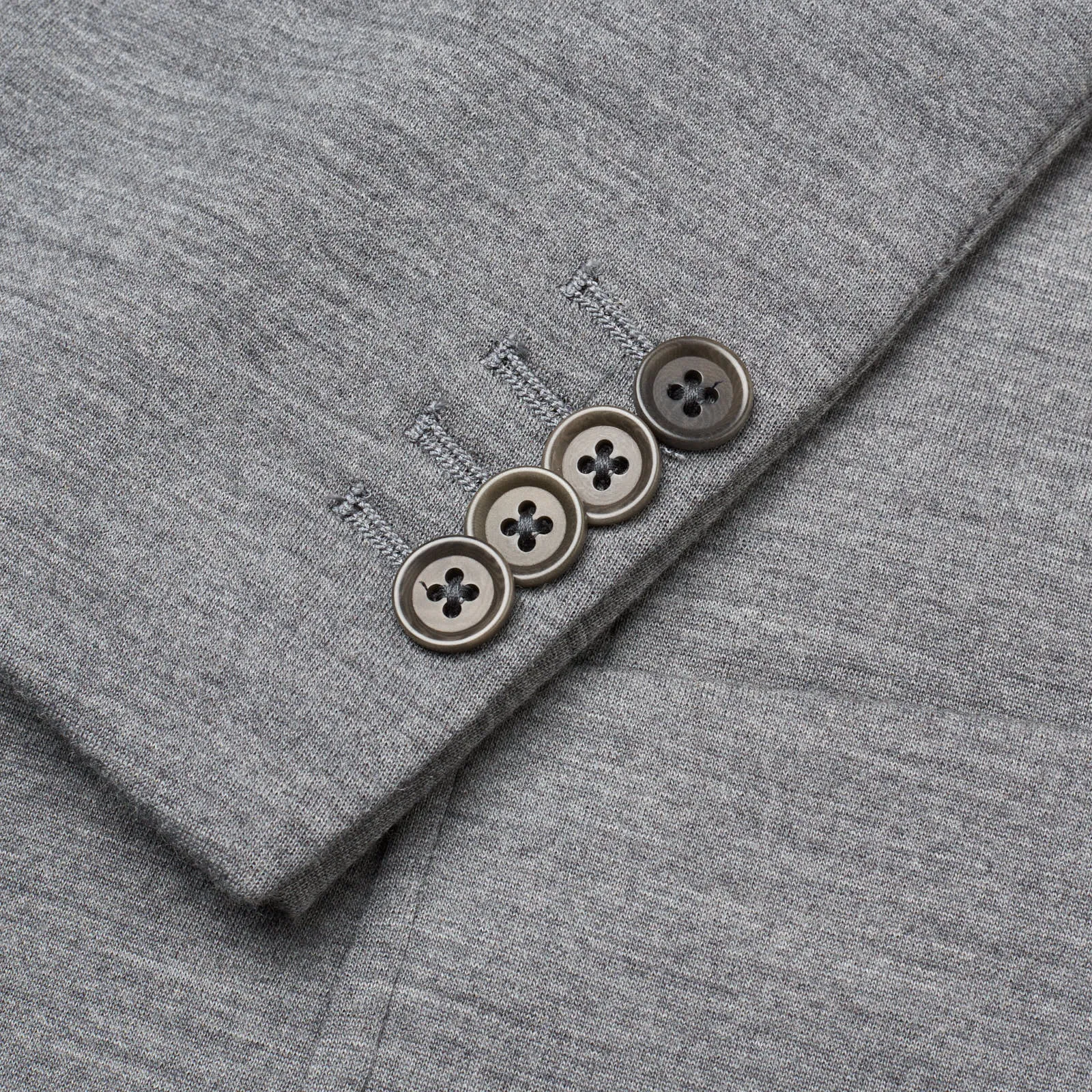 SARTORIA PARTENOPEA Gray Wool Hooded Jacket US 42 NEW EU 52