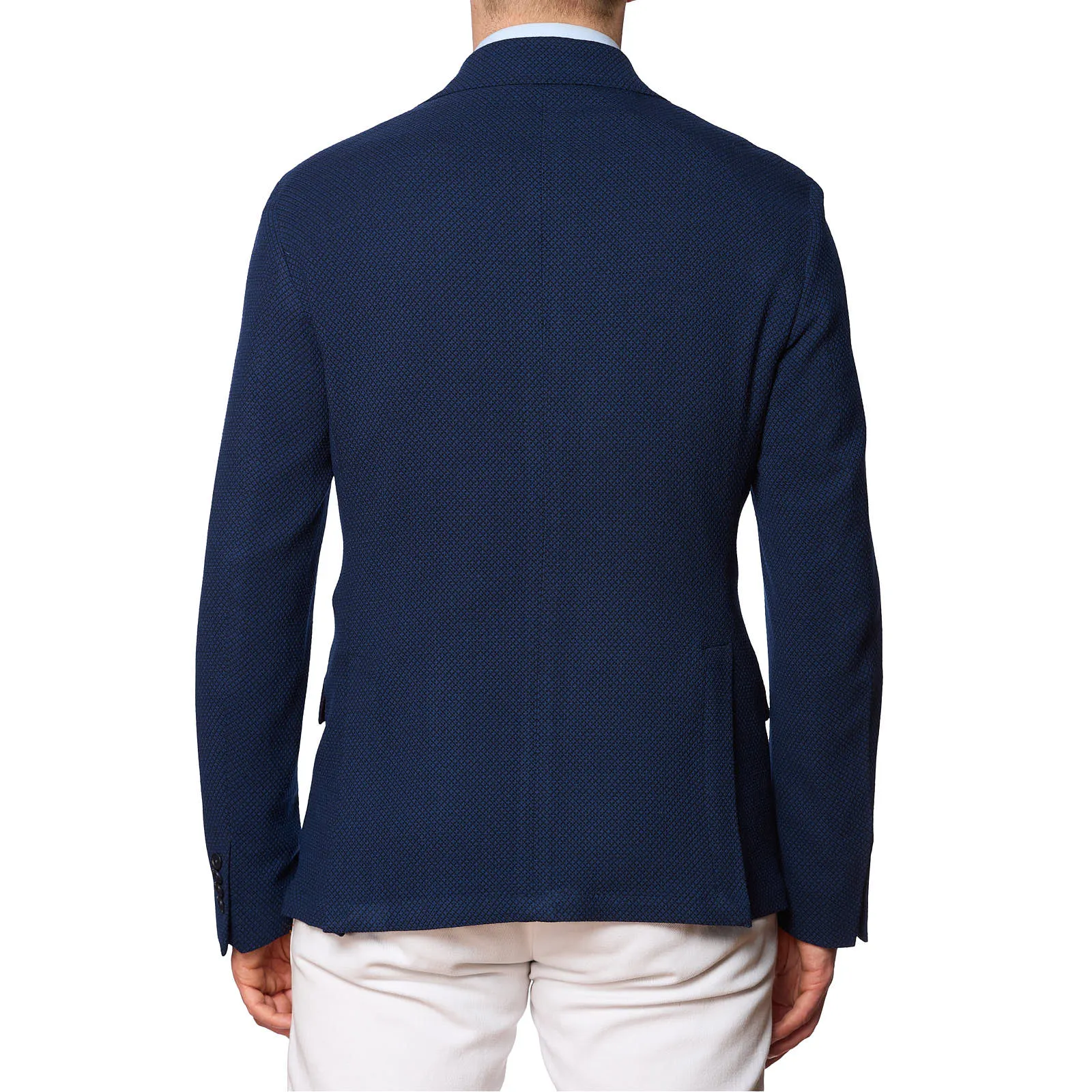 SARTORIA PARTENOPEA GUABELLO Blue Cotton Jacket EU 50 NEW US 40 Current Model