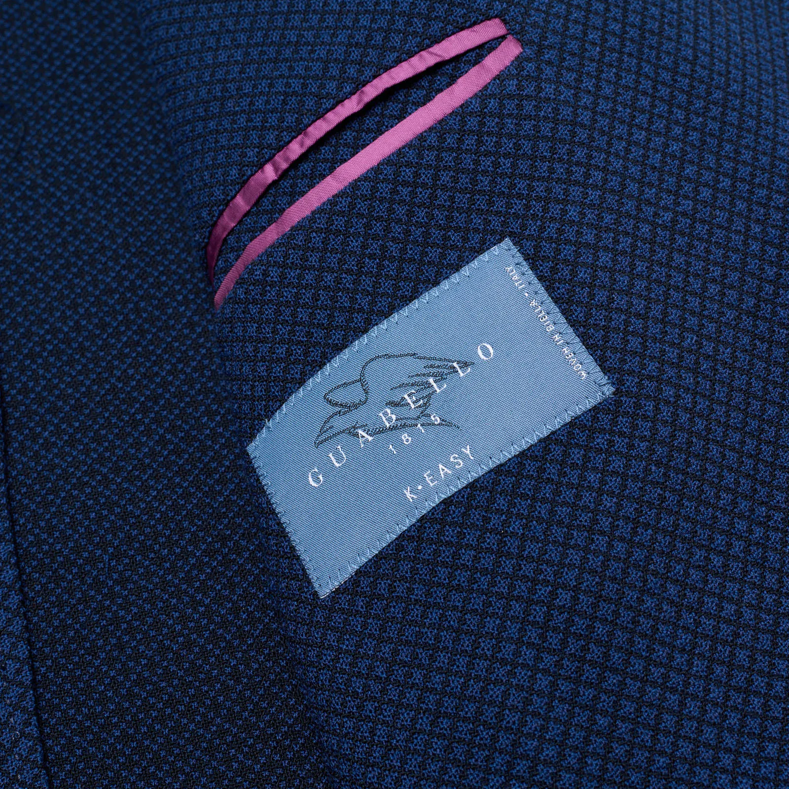 SARTORIA PARTENOPEA GUABELLO Blue Cotton Jacket EU 50 NEW US 40 Current Model
