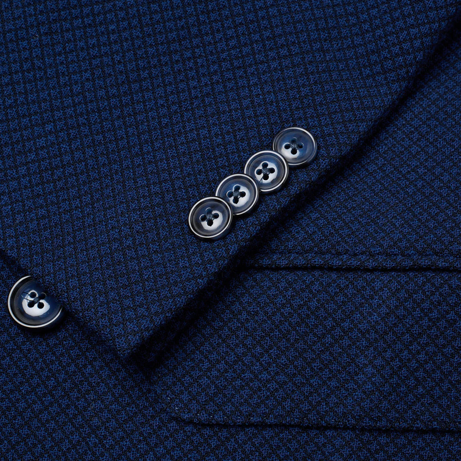 SARTORIA PARTENOPEA GUABELLO Blue Wool DB Jacket NEW Current Model