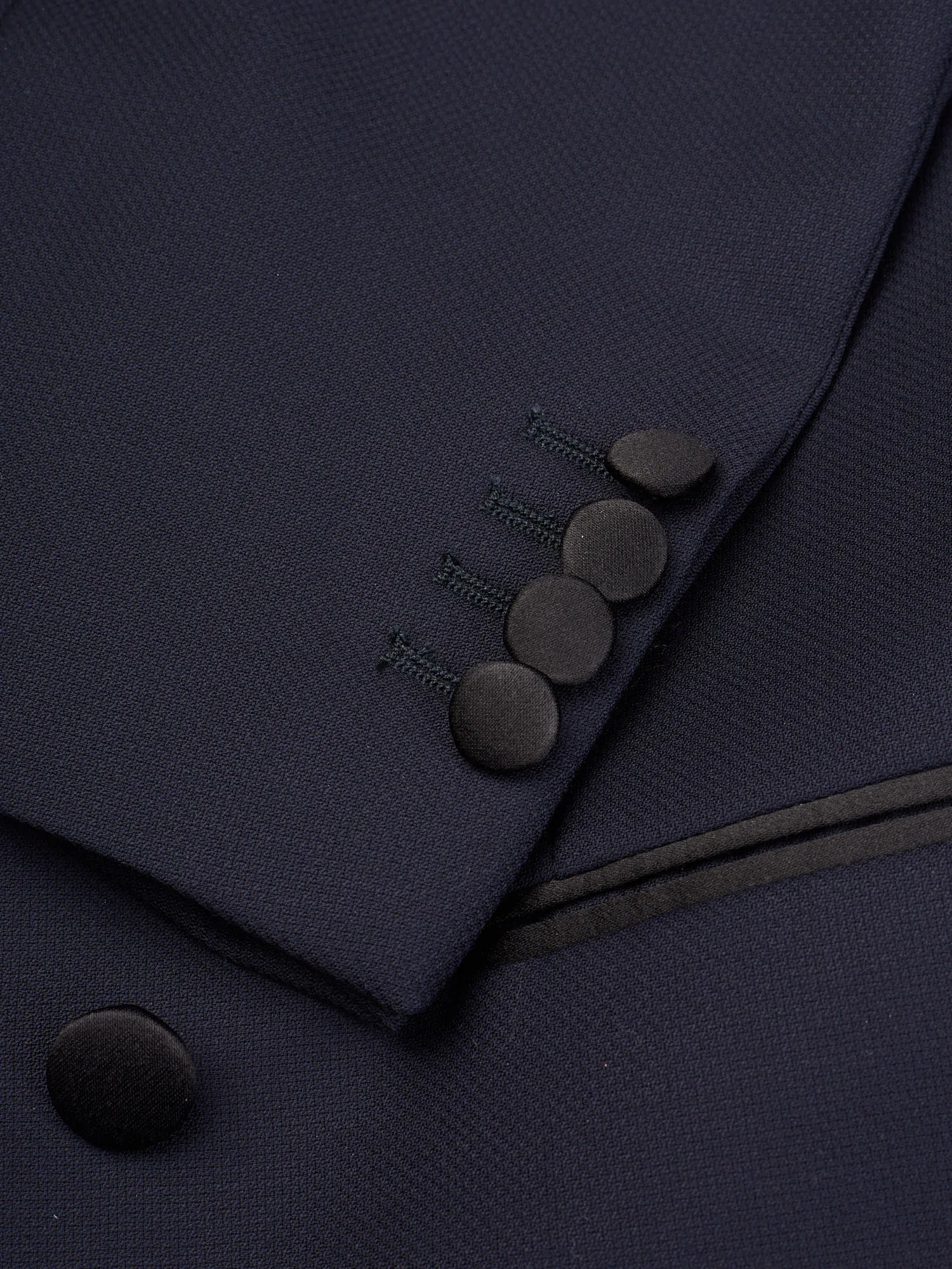 SARTORIA PARTENOPEA Midnight Blue Super 120'S Tuxedo DB Jacket EU 50 NEW US 40 Current