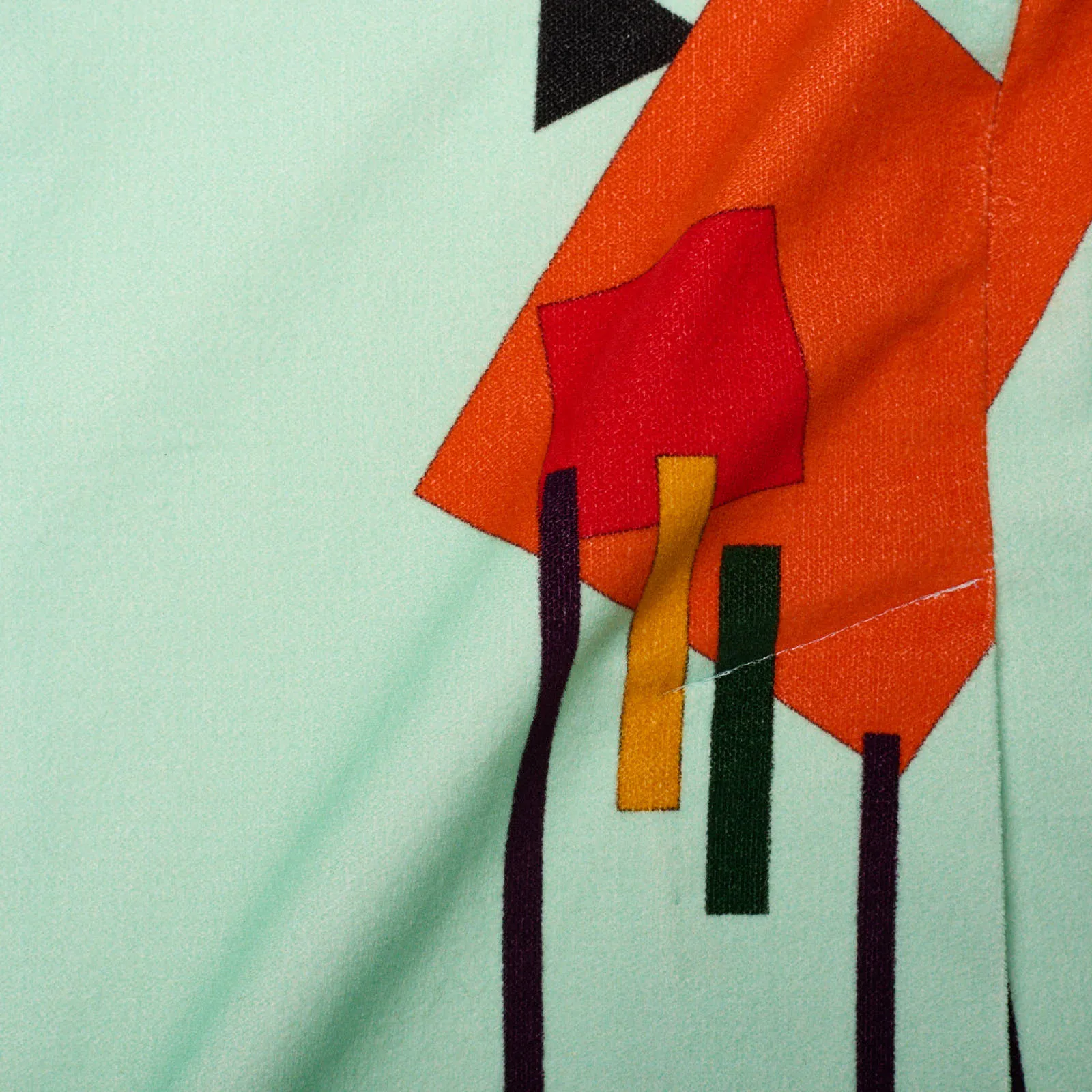 SARTORIA PARTENOPEA Mint Green Geometric Design Cotton-Elastane Jacket EU 50 NEW US 40 Current Model