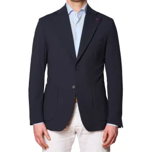 SARTORIA PARTENOPEA Navy Blue Stretch Jacket EU 50 NEW US 40 Current Model