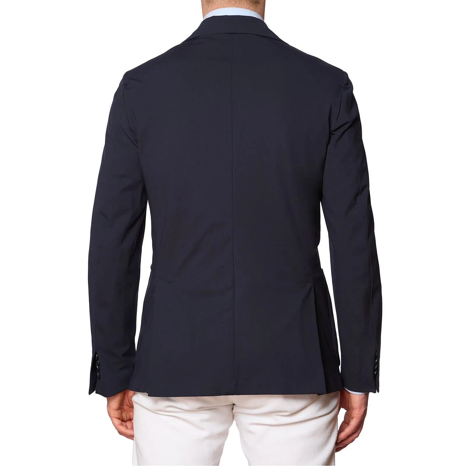 SARTORIA PARTENOPEA Navy Blue Stretch Jacket EU 50 NEW US 40 Current Model