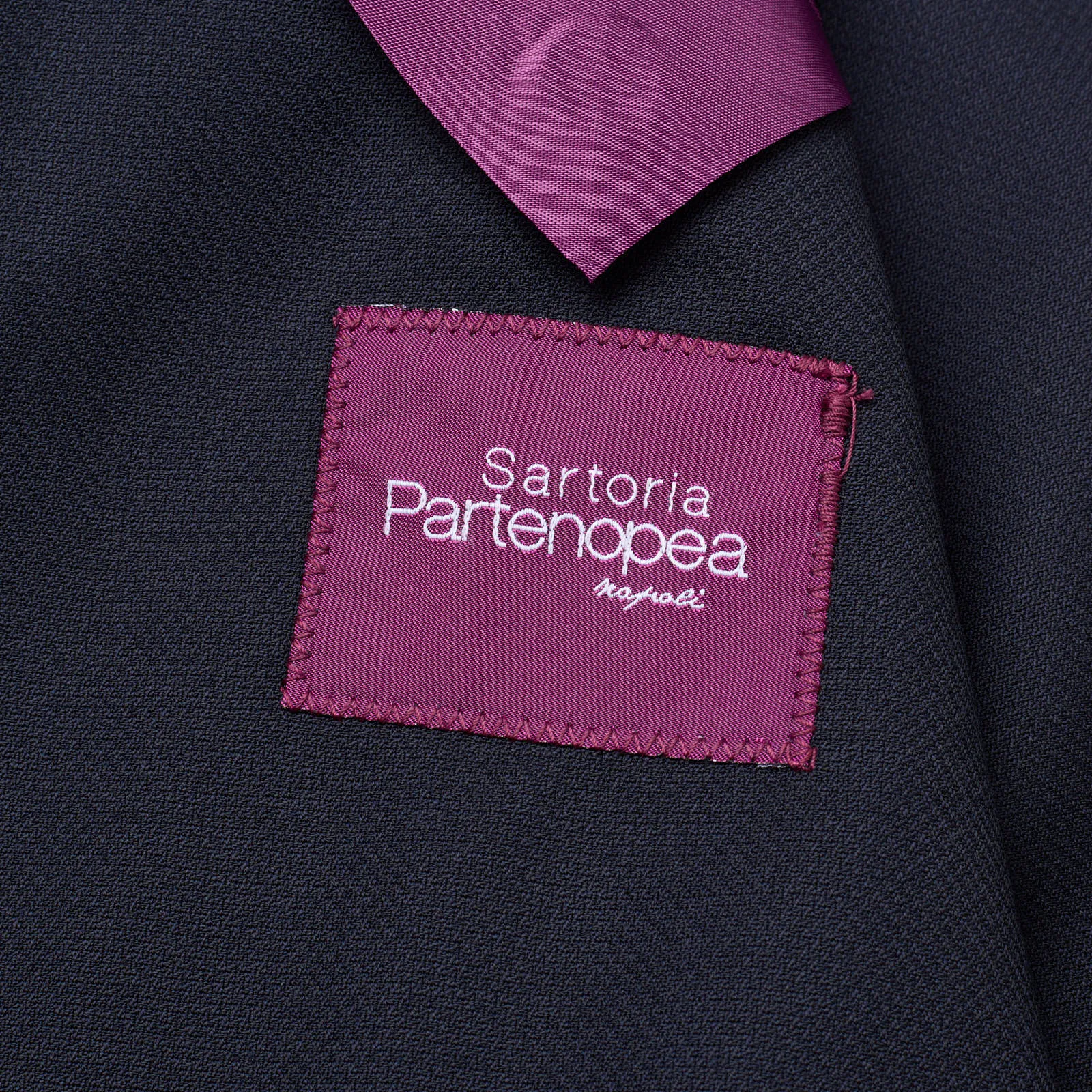 SARTORIA PARTENOPEA Navy Blue Wool Jacket EU 56 NEW US 46 Current Model