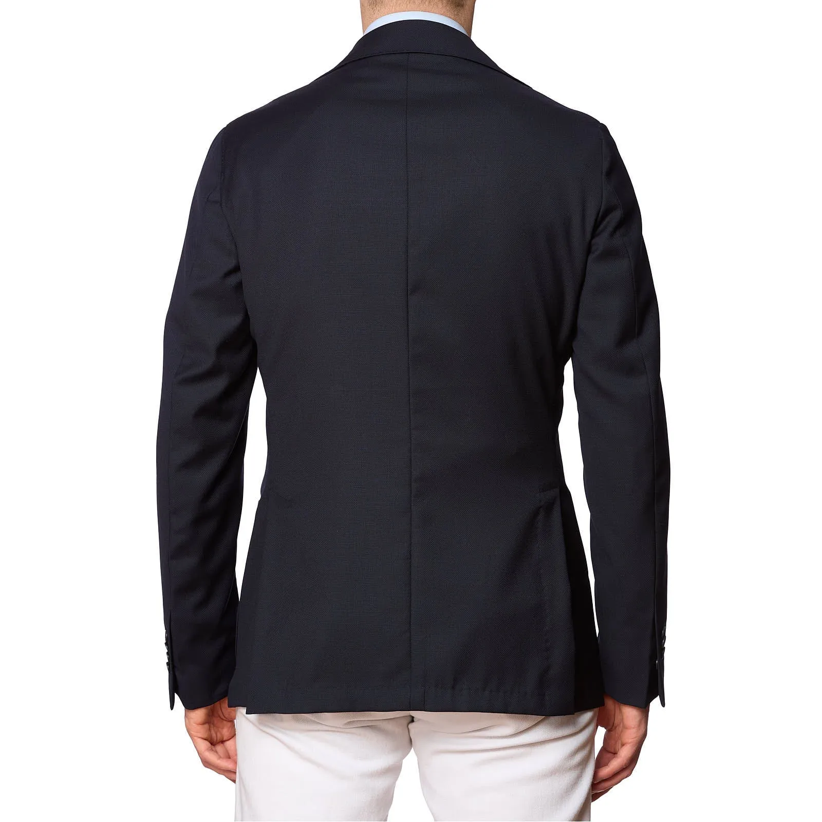 SARTORIA PARTENOPEA Navy Blue Wool Jacket EU 56 NEW US 46 Current Model