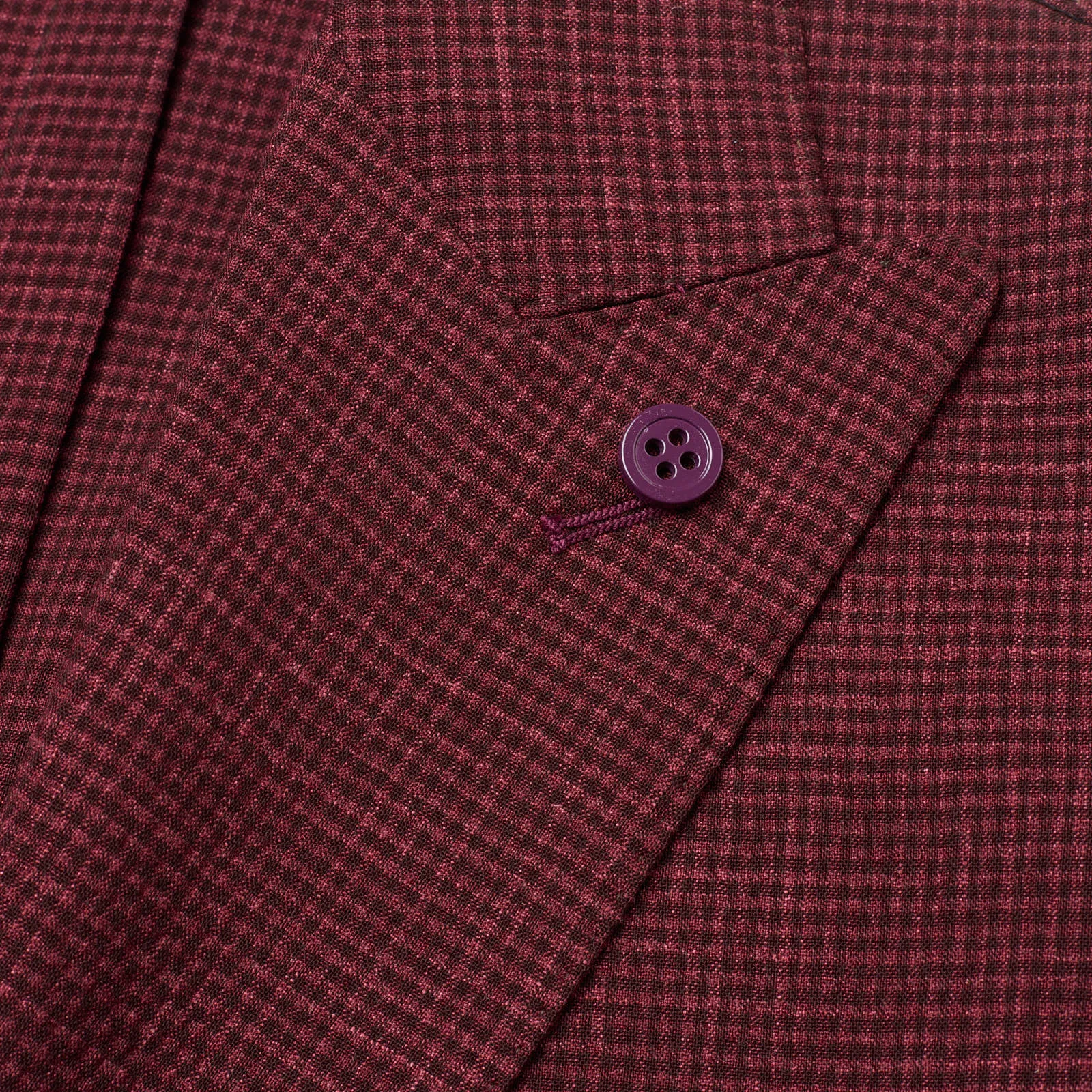SARTORIA PARTENOPEA Red Wool-Silk-Linen Peak Lapel Jacket NEW Current Model