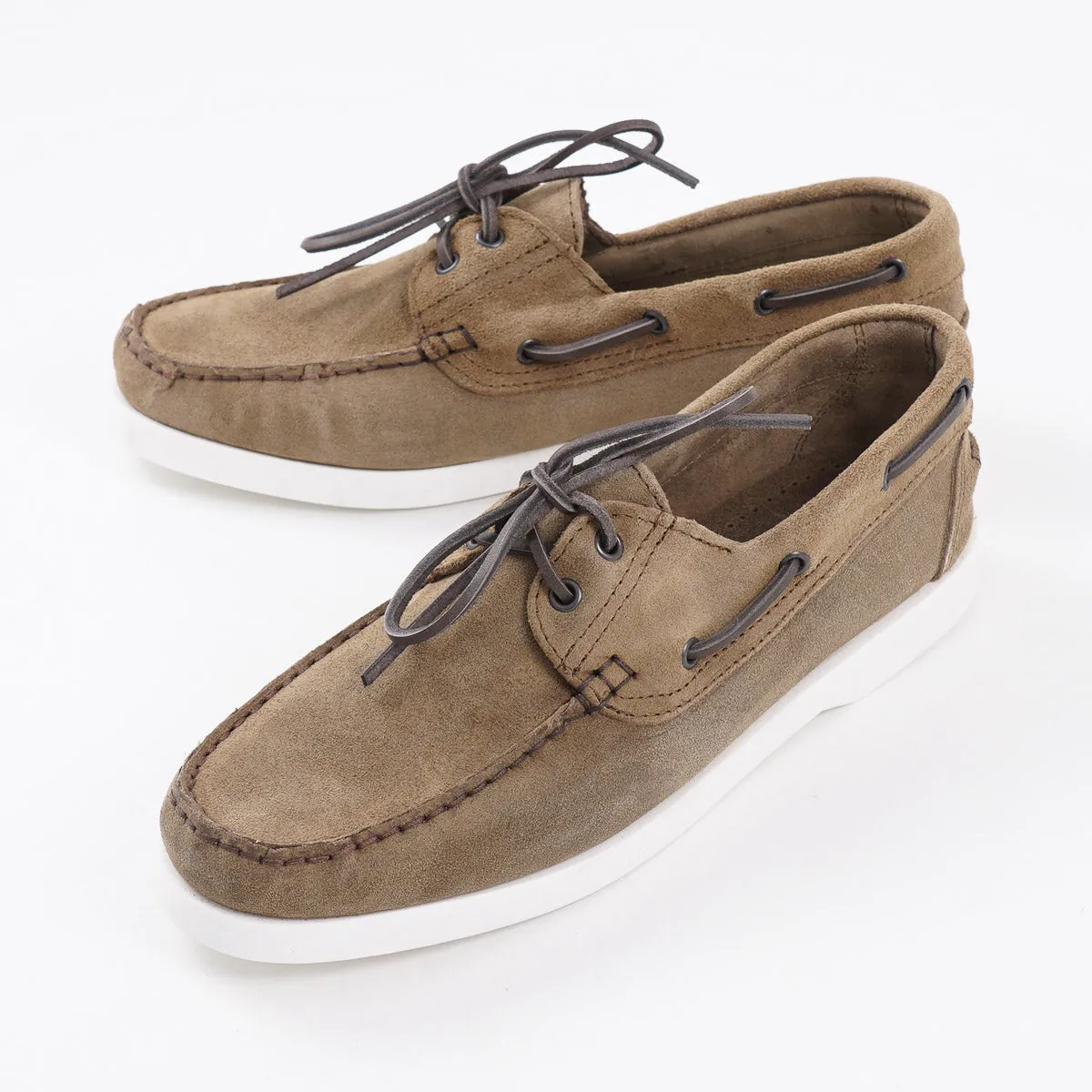 Sartorio Calf Suede Boat Shoes