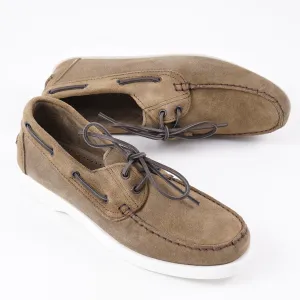 Sartorio Calf Suede Boat Shoes